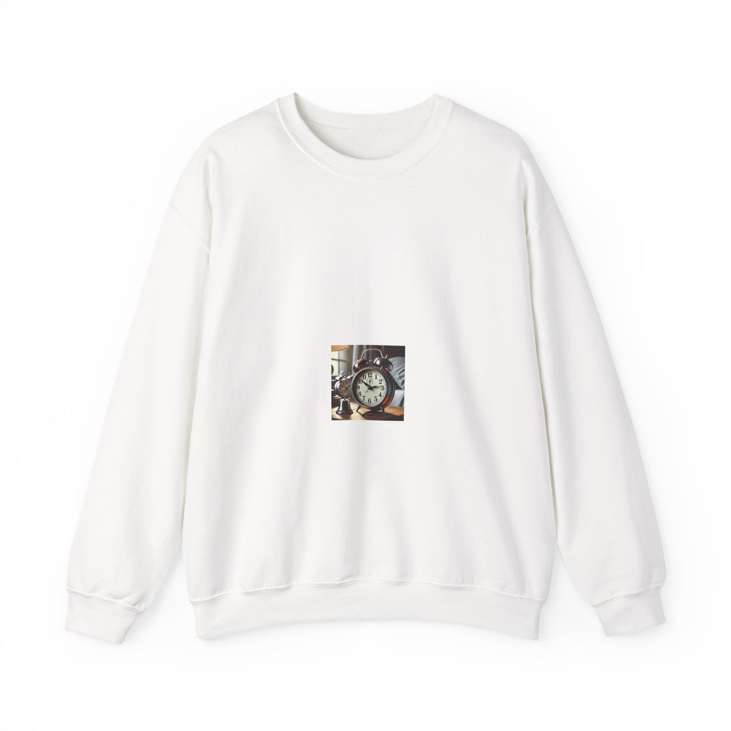 Vintage Alarm Clock Morning Routine Soft Sweatshirt