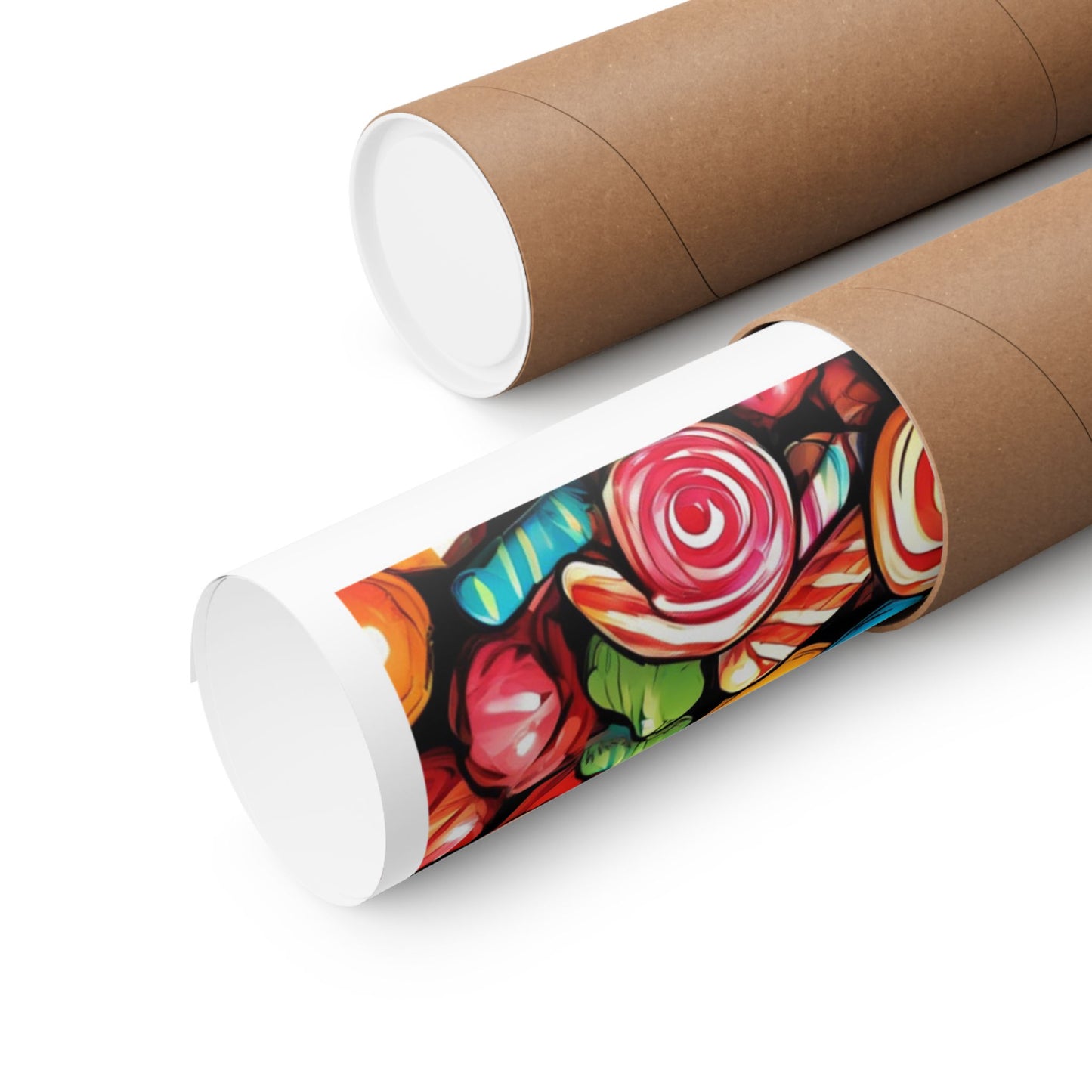 Colorful Candy Pattern Sweets Gift Art Poster