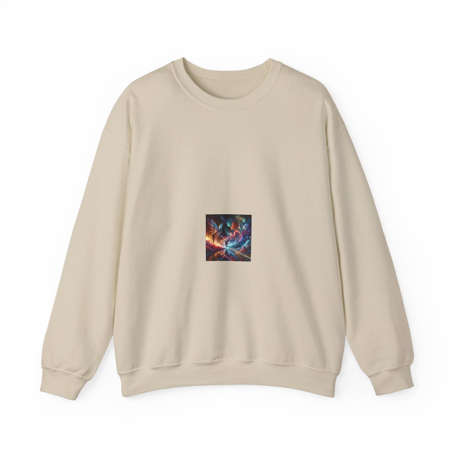 Cosmic Aurora Dancer Dreamscape Soft Celestial Sweatshirt
