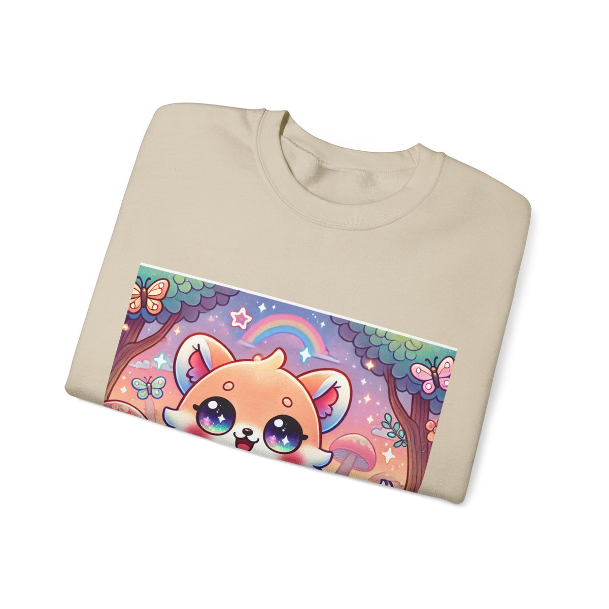 Pastel Woodland Fox Mushroom Kawaii Sweatshirt