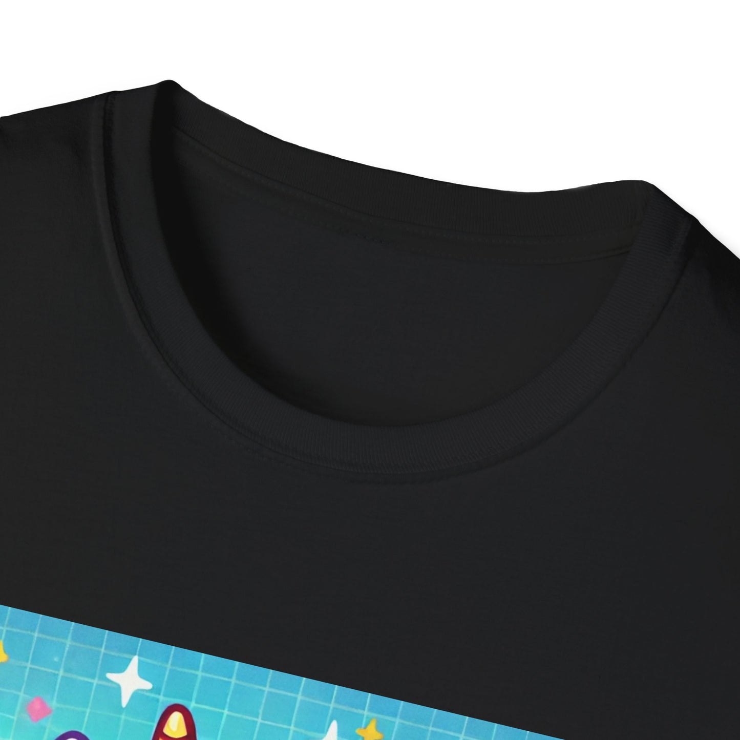 Kawaii Anime Unicorn Unisex Softstyle T-Shirt - Cute & Stylish Tee for Anime Lovers - Comfortable Casual Wear for All Genders