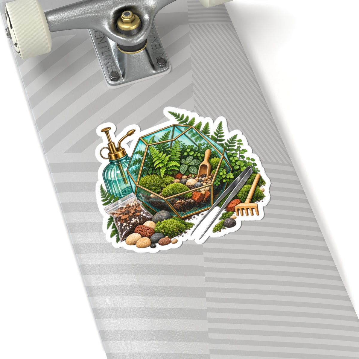 Fern Terrarium Building Workshop Sticker