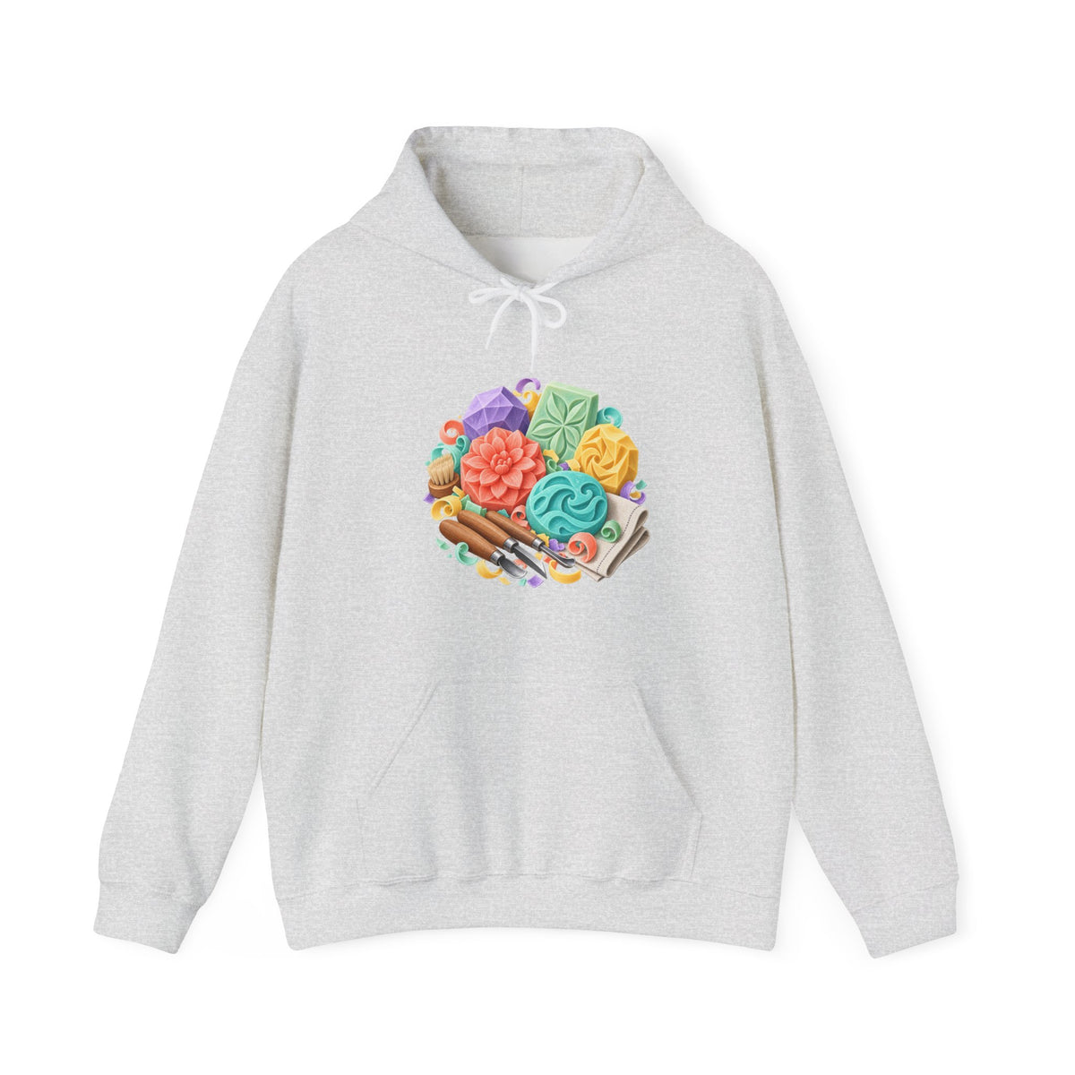 Colorful Soap Carving Workshop Hoodie