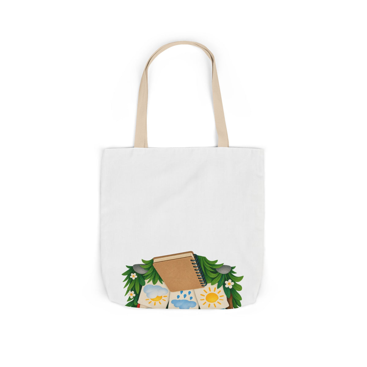Colorful Backyard Weather Watching Kit Tote Bag