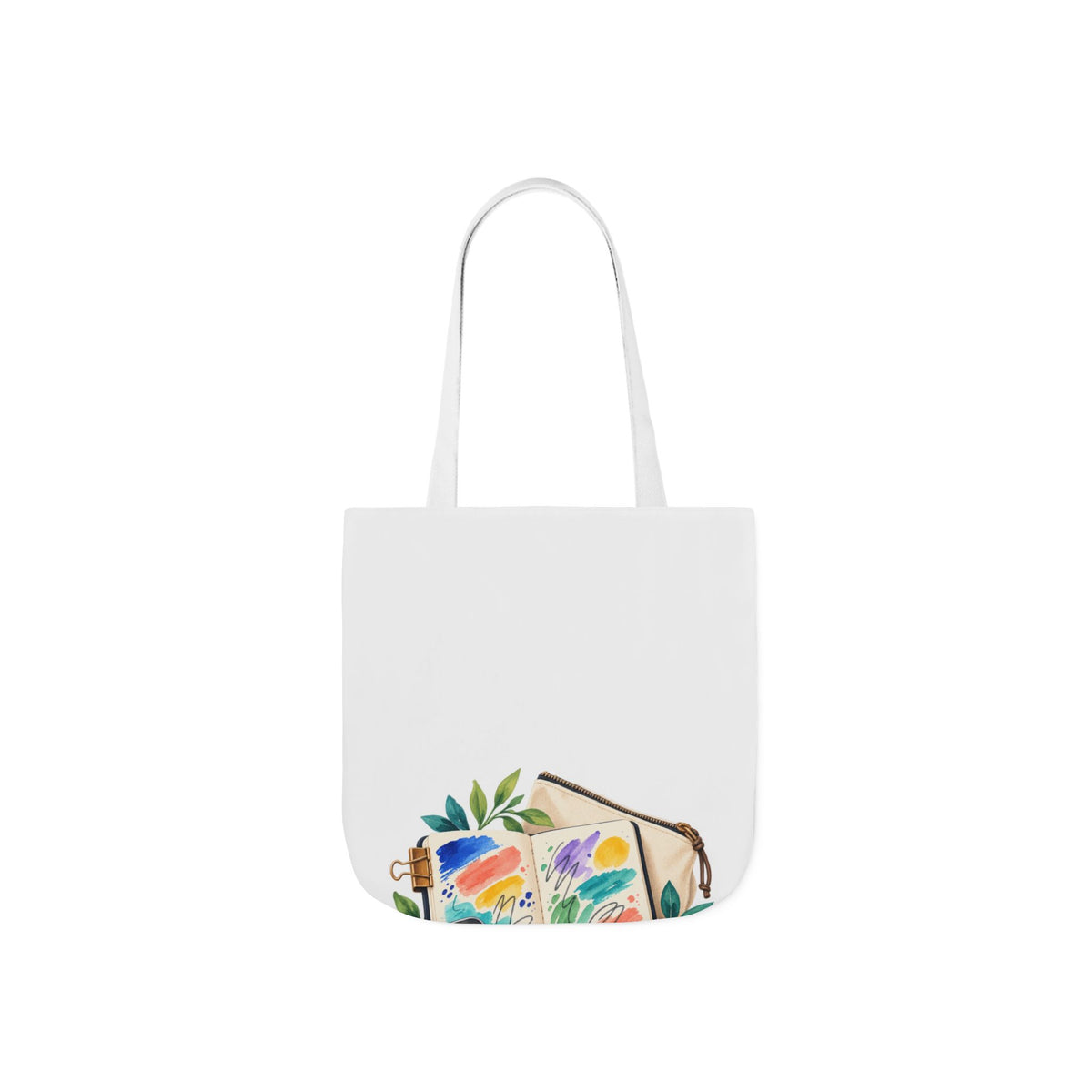 Colorful Urban Sketching Travel Kit Tote Bag