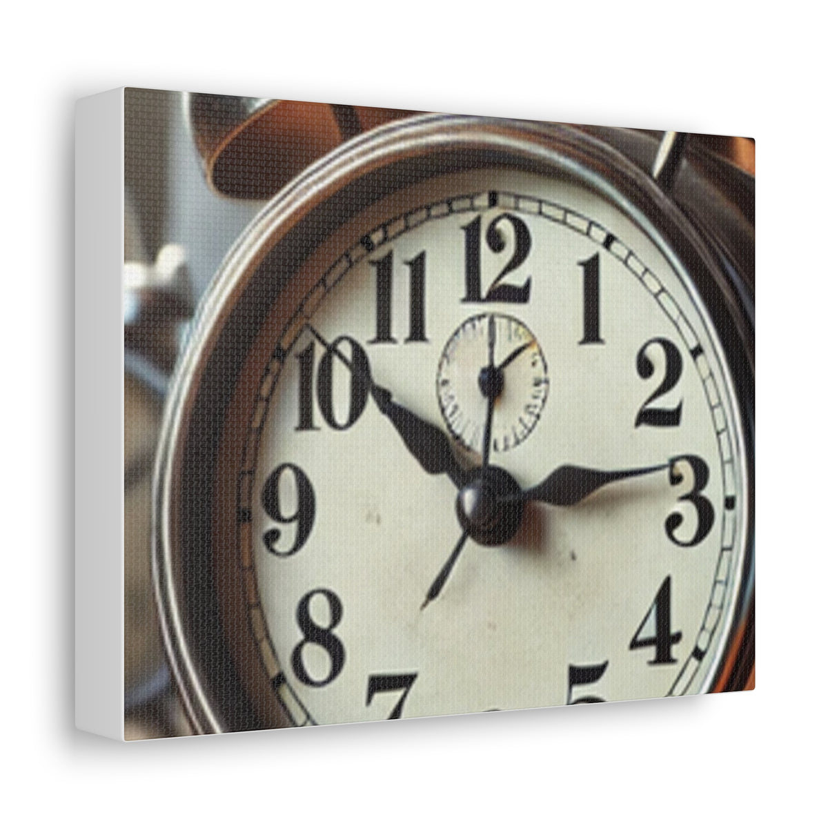 Vintage Alarm Clock Morning Routine Classic Clock Canvas Art