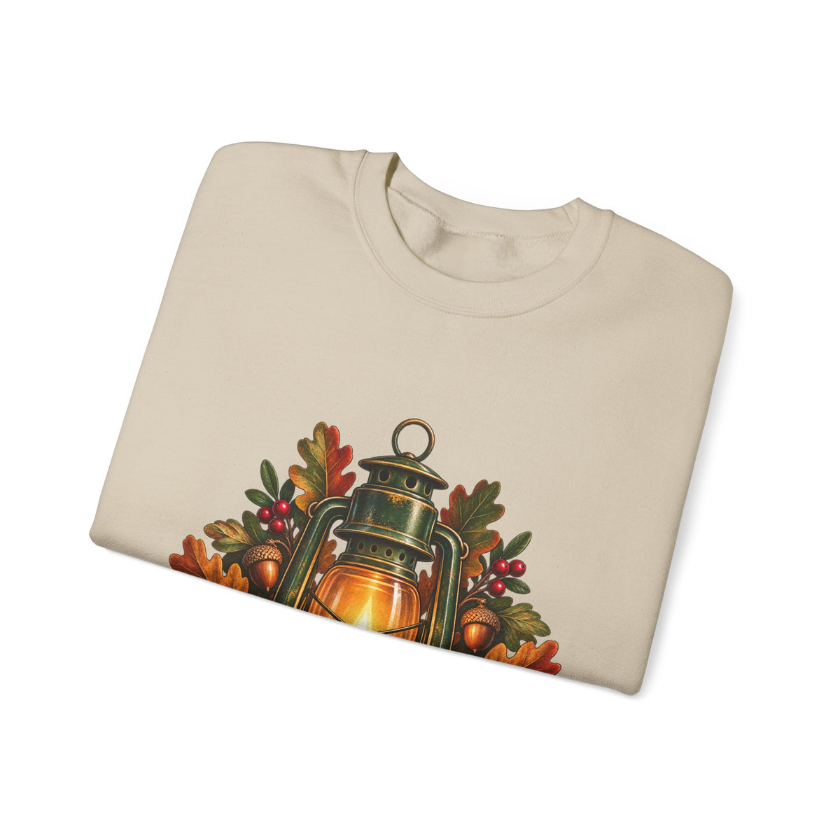 Autumn Oak Lantern and Acorns Sweatshirt