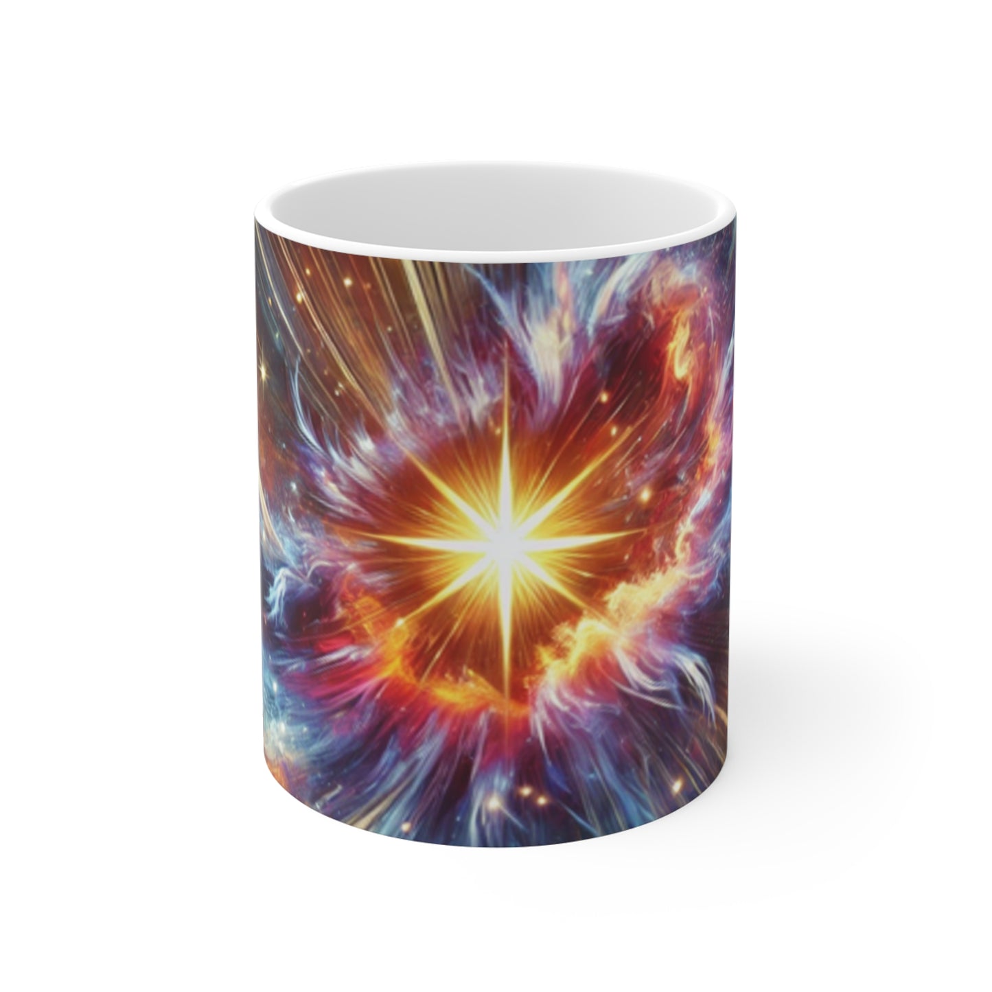 Cosmic Starburst Energy Abstract Space Coffee Mug Astronomy Gift