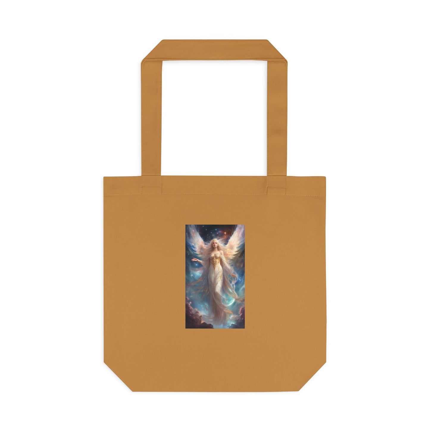 Celestial Winged Heroine Fantasy Portrait Tote Bag