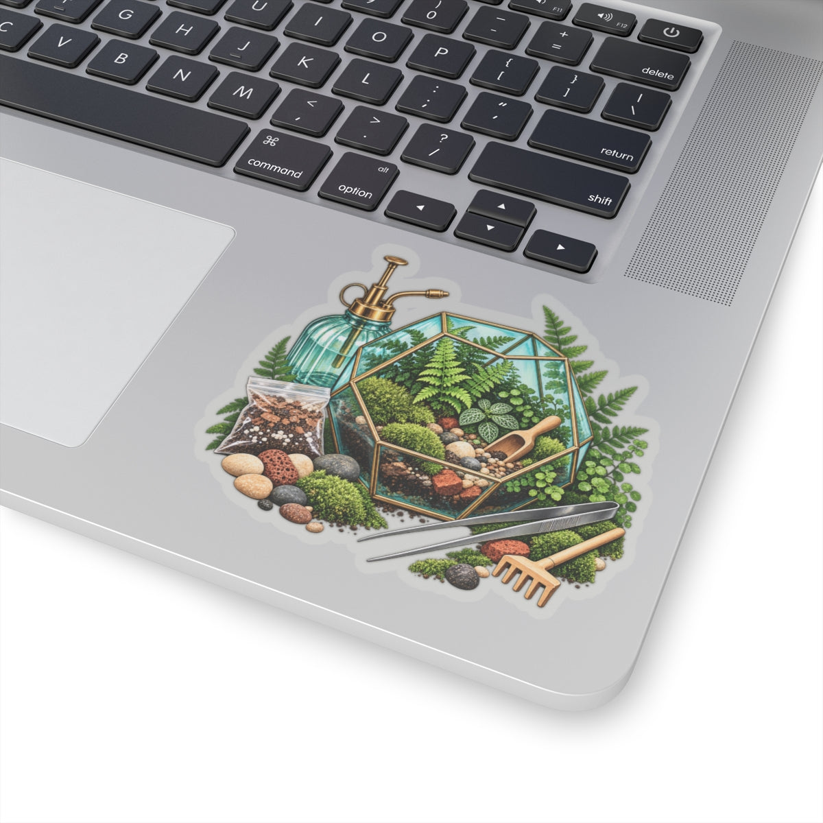 Fern Terrarium Building Workshop Sticker