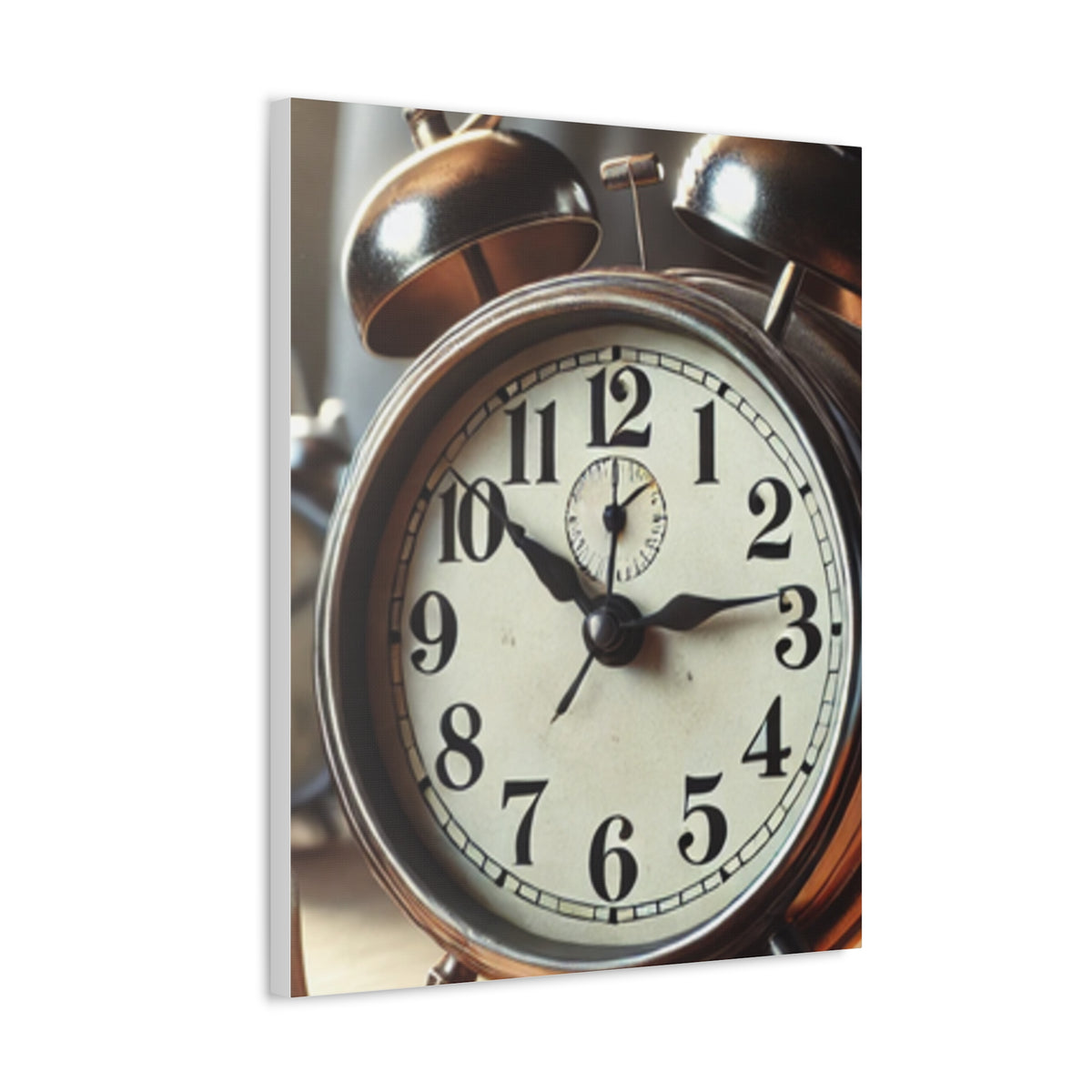 Vintage Alarm Clock Morning Routine Classic Clock Canvas Art