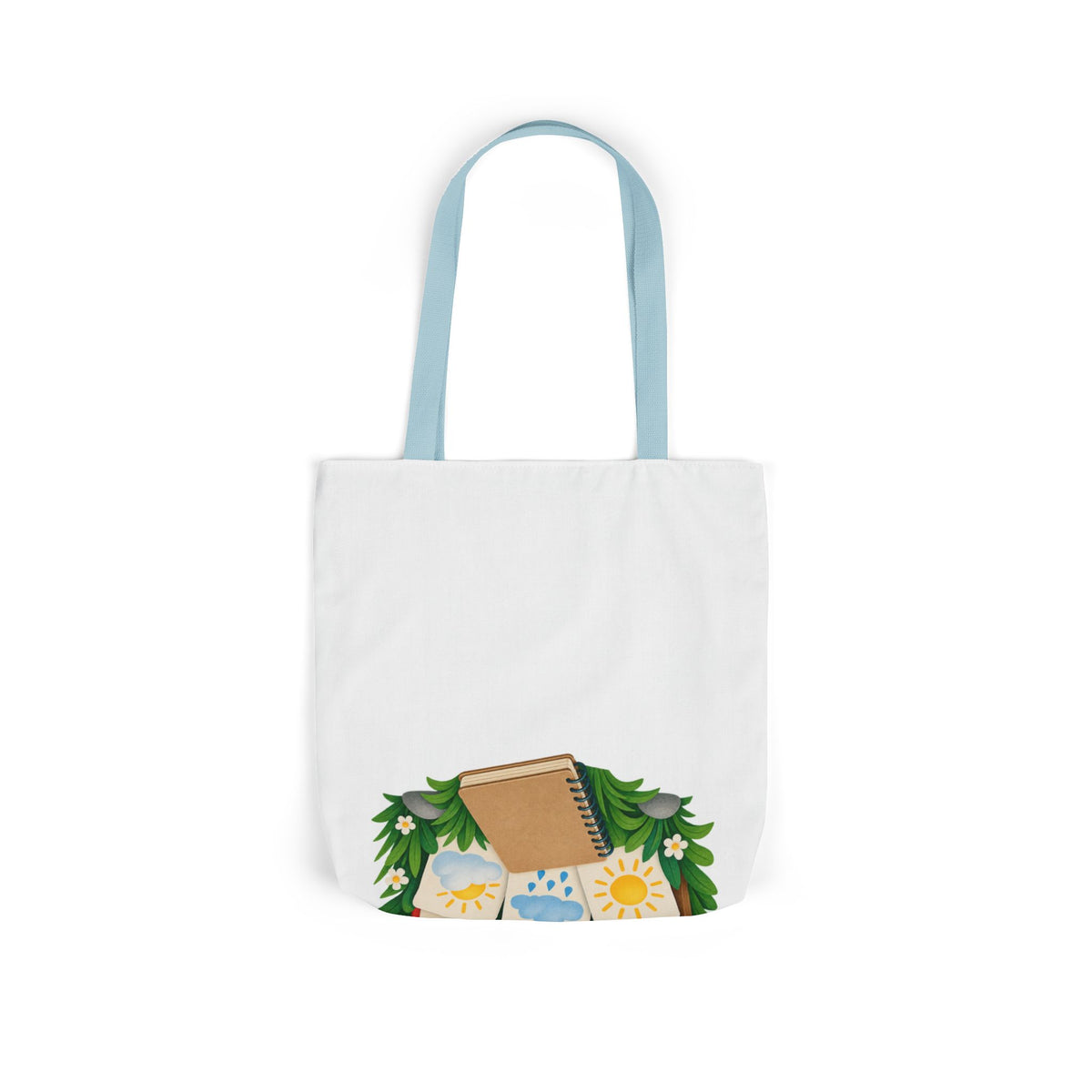 Colorful Backyard Weather Watching Kit Tote Bag