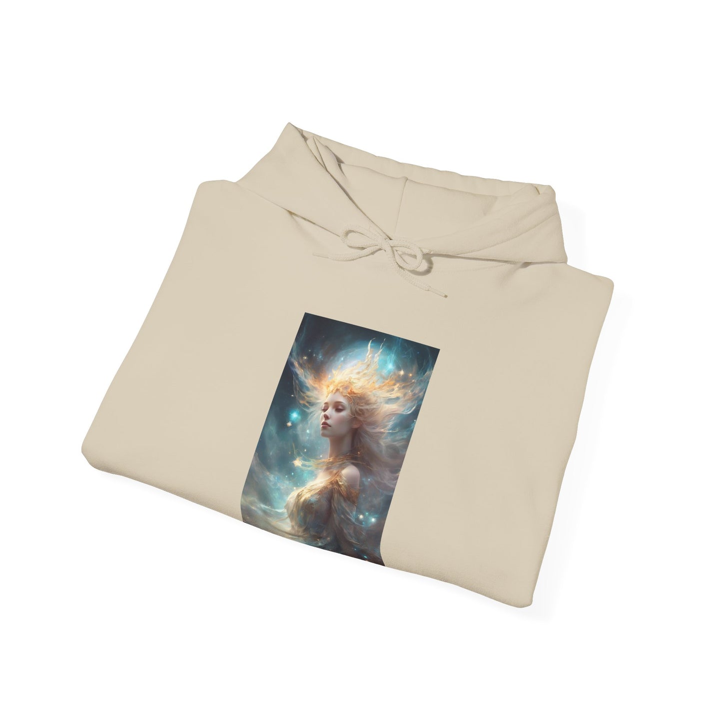 Solar Celestial Spirit Fantasy Portrait Hoodie