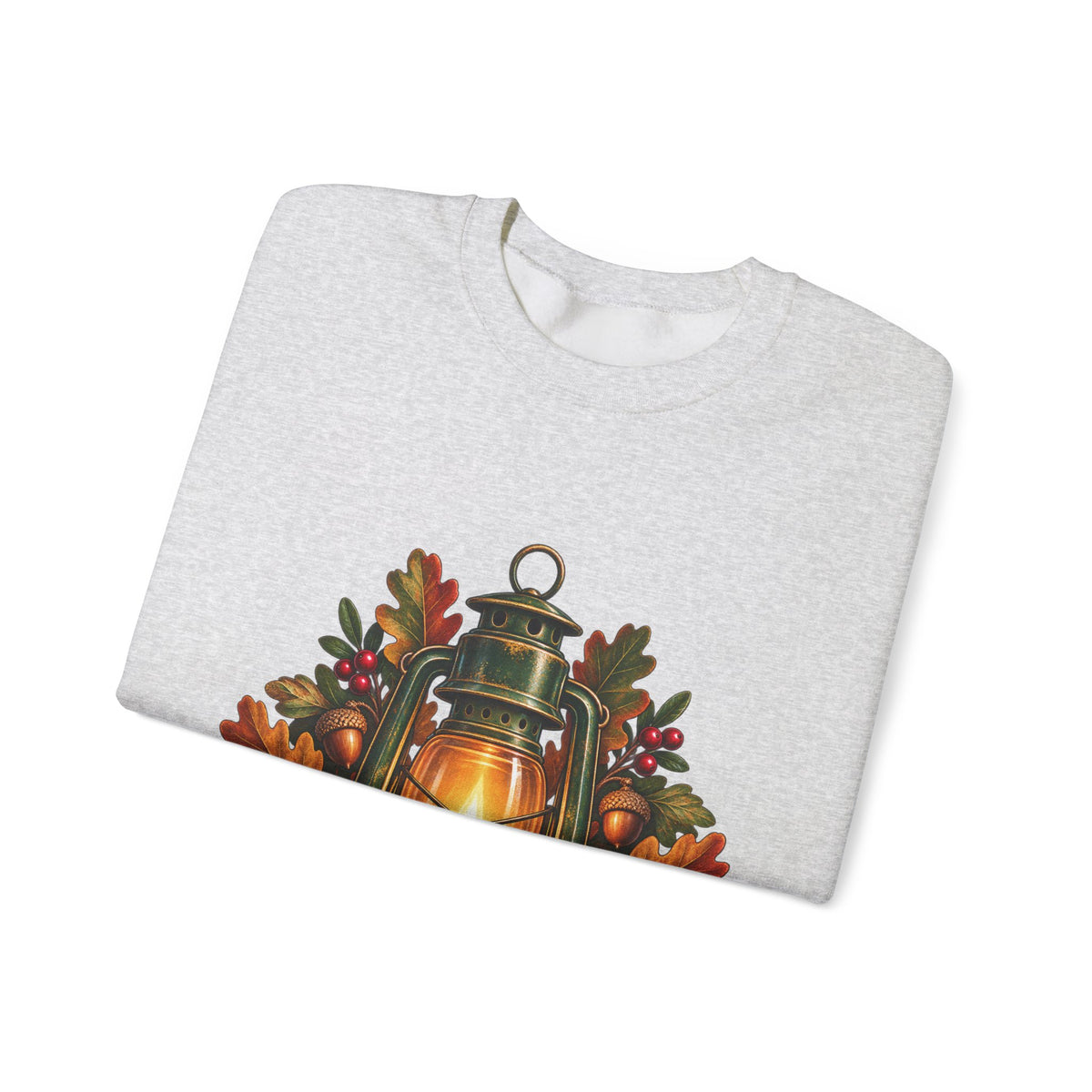 Autumn Oak Lantern and Acorns Sweatshirt