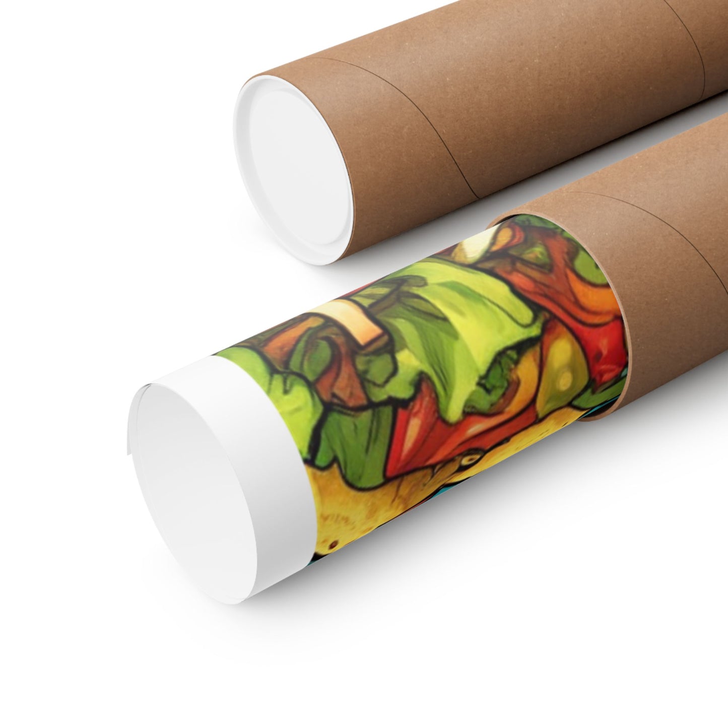 Taco Party Pattern Foodie Gift Art Poster