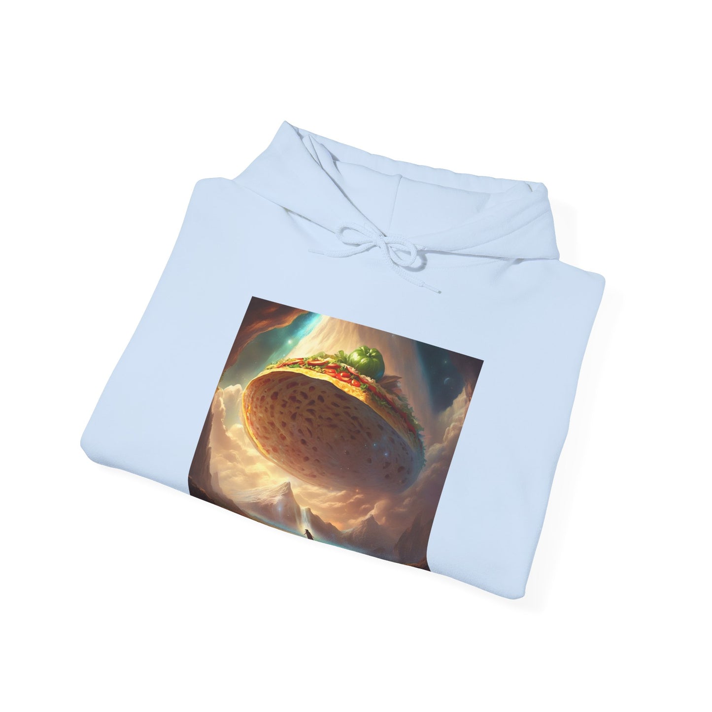 Cosmic Taco UFO Surreal Food Fantasy Art Hoodie