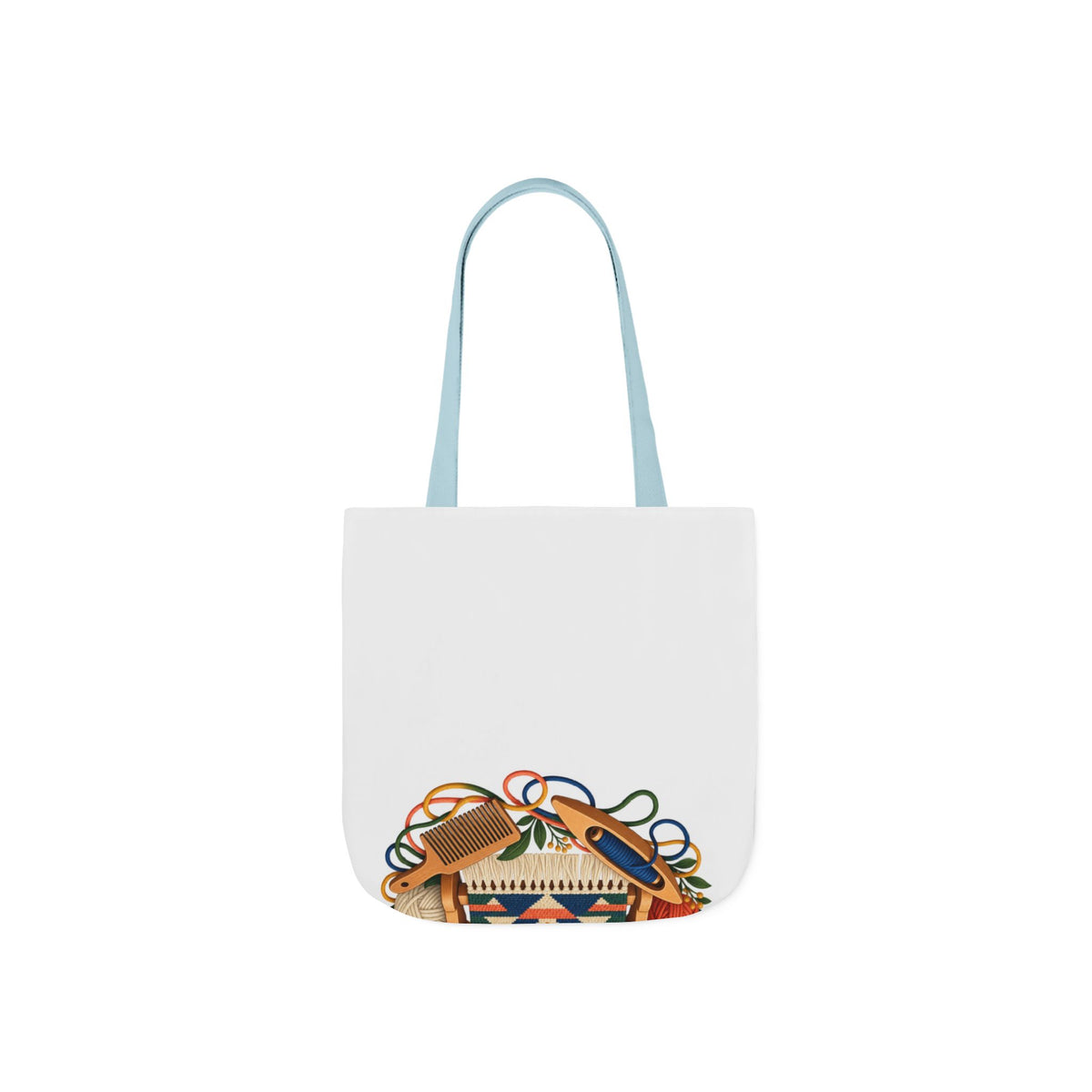 Geometric Hand Weaving Workshop Tote Bag