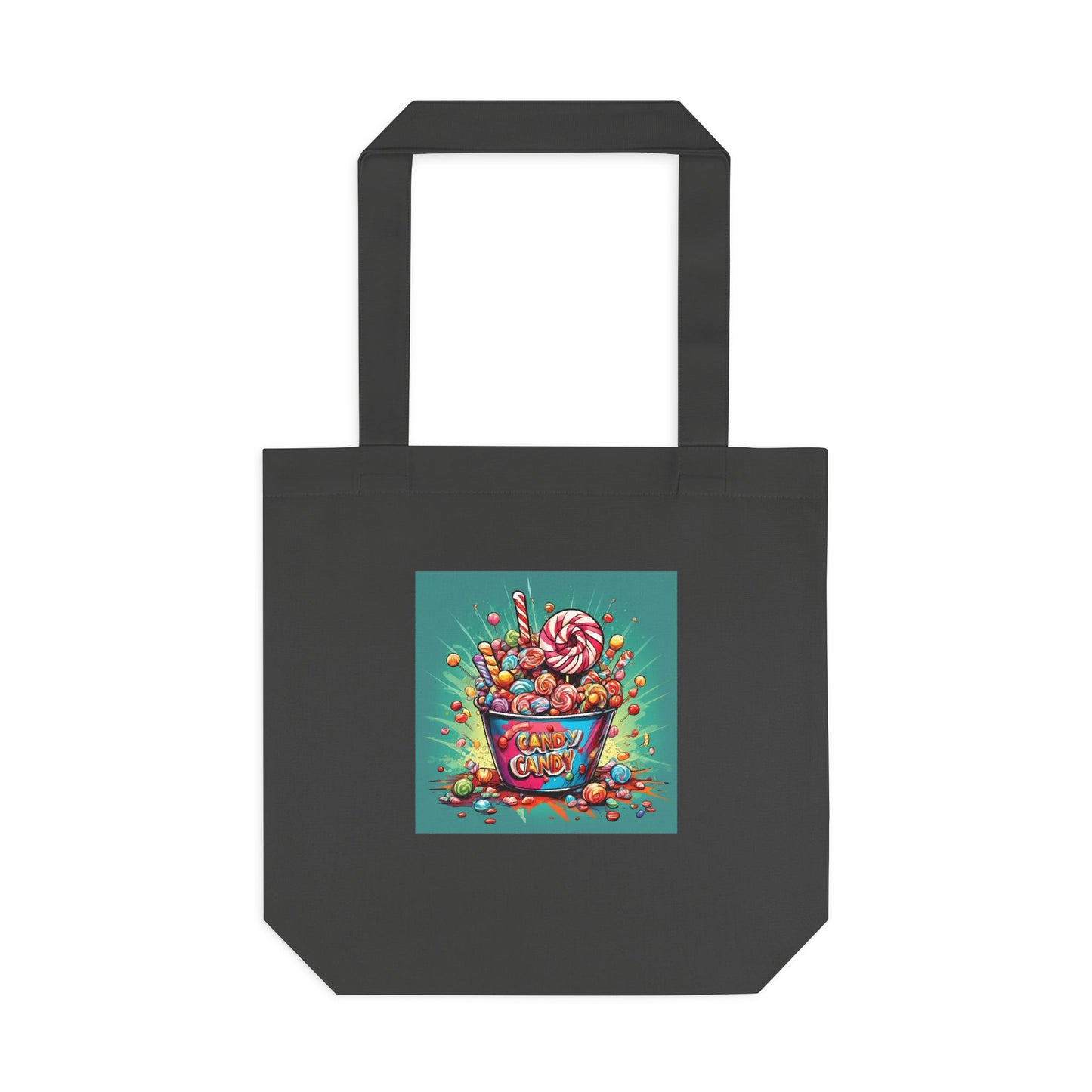 Holiday Candy Bucket Sweets Gift Art Tote Bag