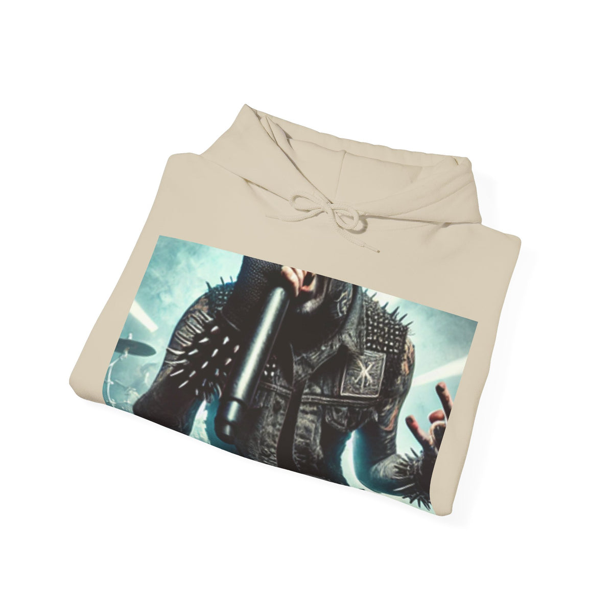 Punk Rock Vocalist Stage Energy Cozy Music Hoodie