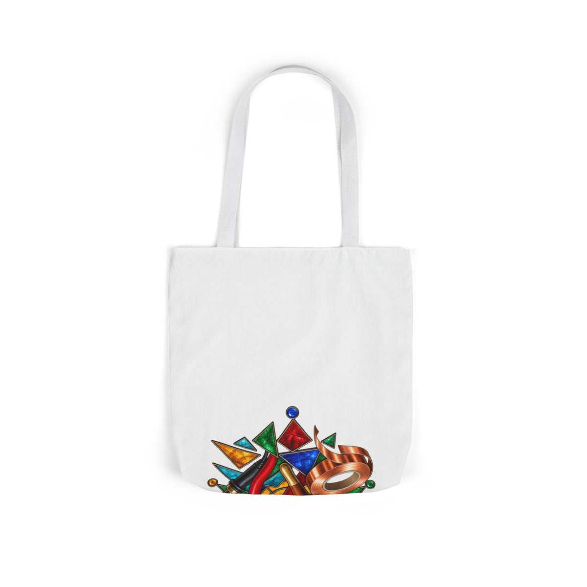 Stained Glass Workshop Tools Tote Bag