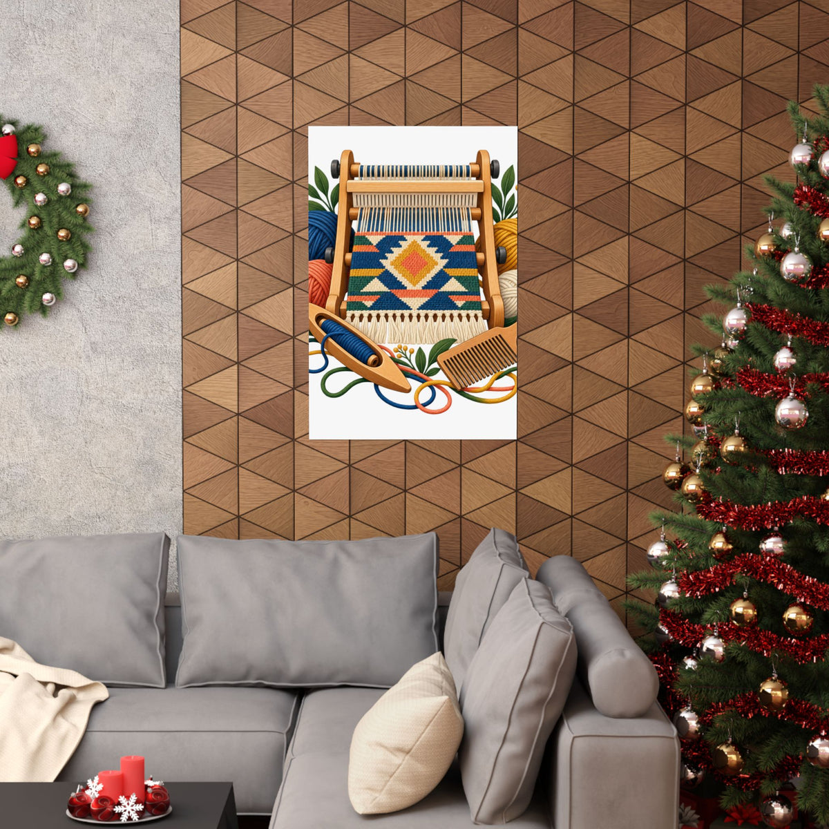 Geometric Hand Weaving Workshop Poster