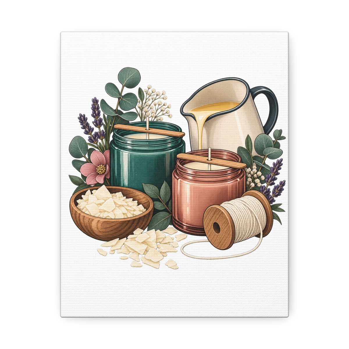 Artisan Candle Making Workshop Canvas