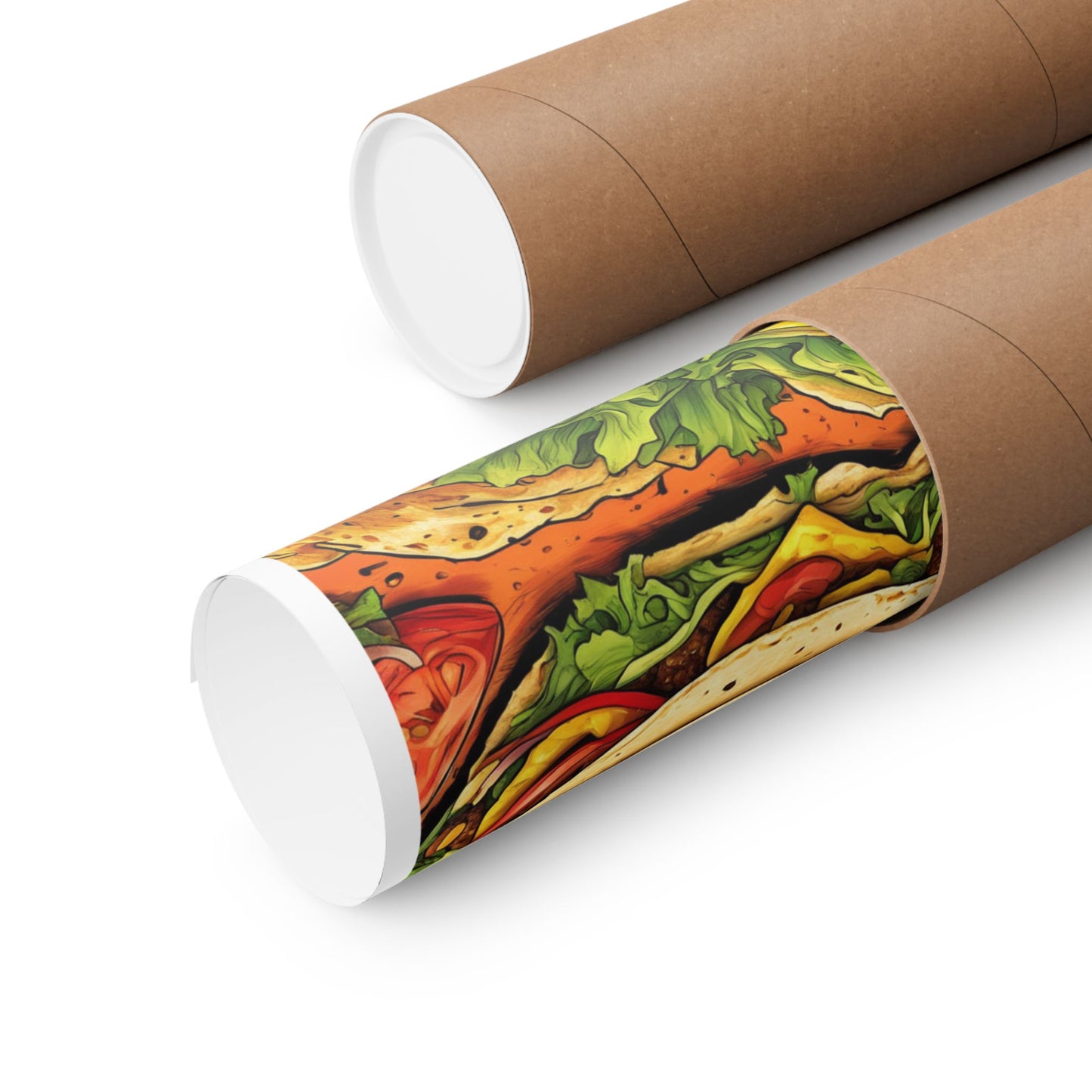 Stacked Taco Fiesta Foodie Gift Art Poster