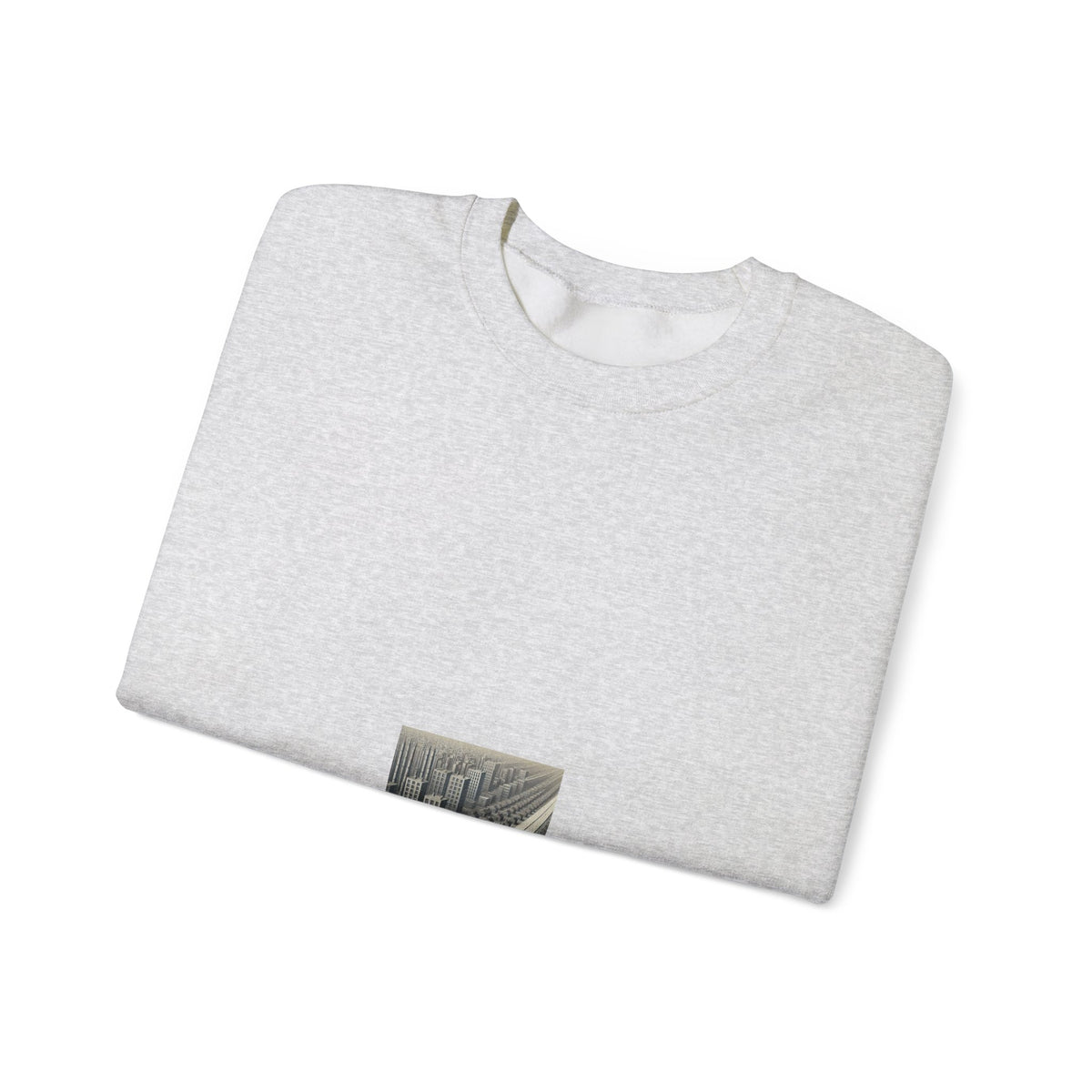 Monochrome Urban Factory Cityscape Crewneck Sweatshirt City Gift