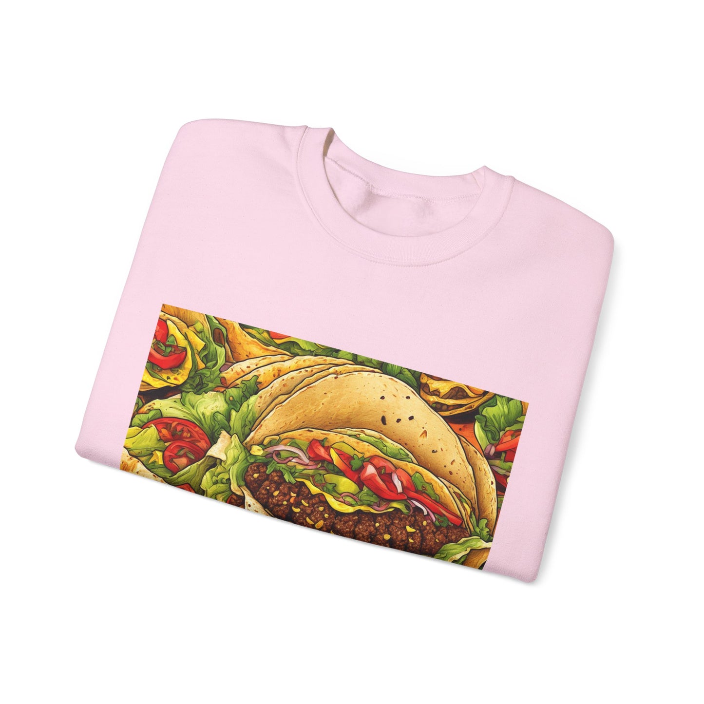 Stacked Taco Fiesta Foodie Gift Art Sweatshirt