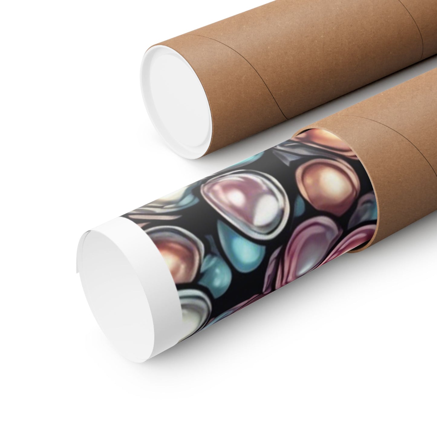 Pearl Bubble Pattern Abstract Gift Art Poster