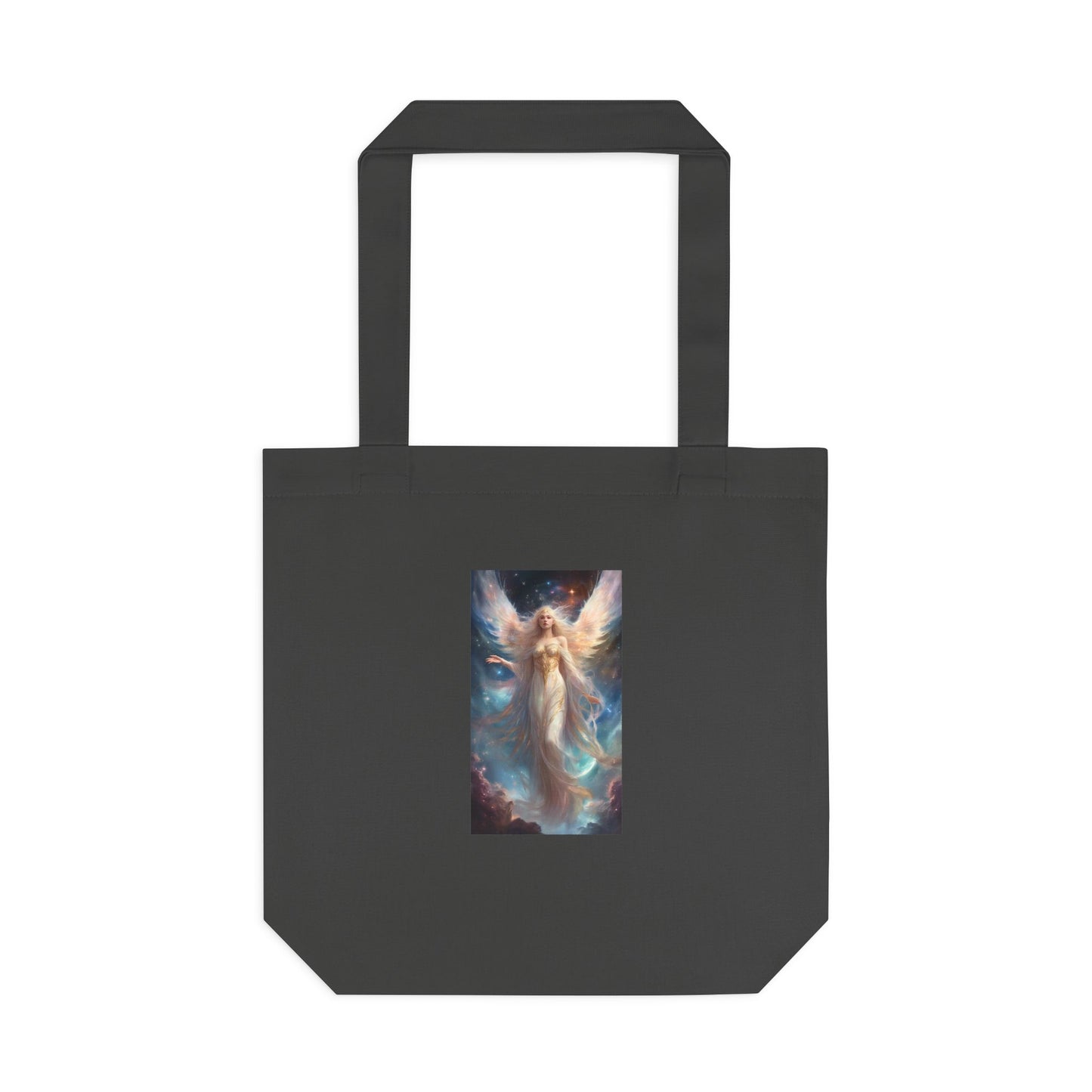 Celestial Winged Heroine Fantasy Portrait Tote Bag