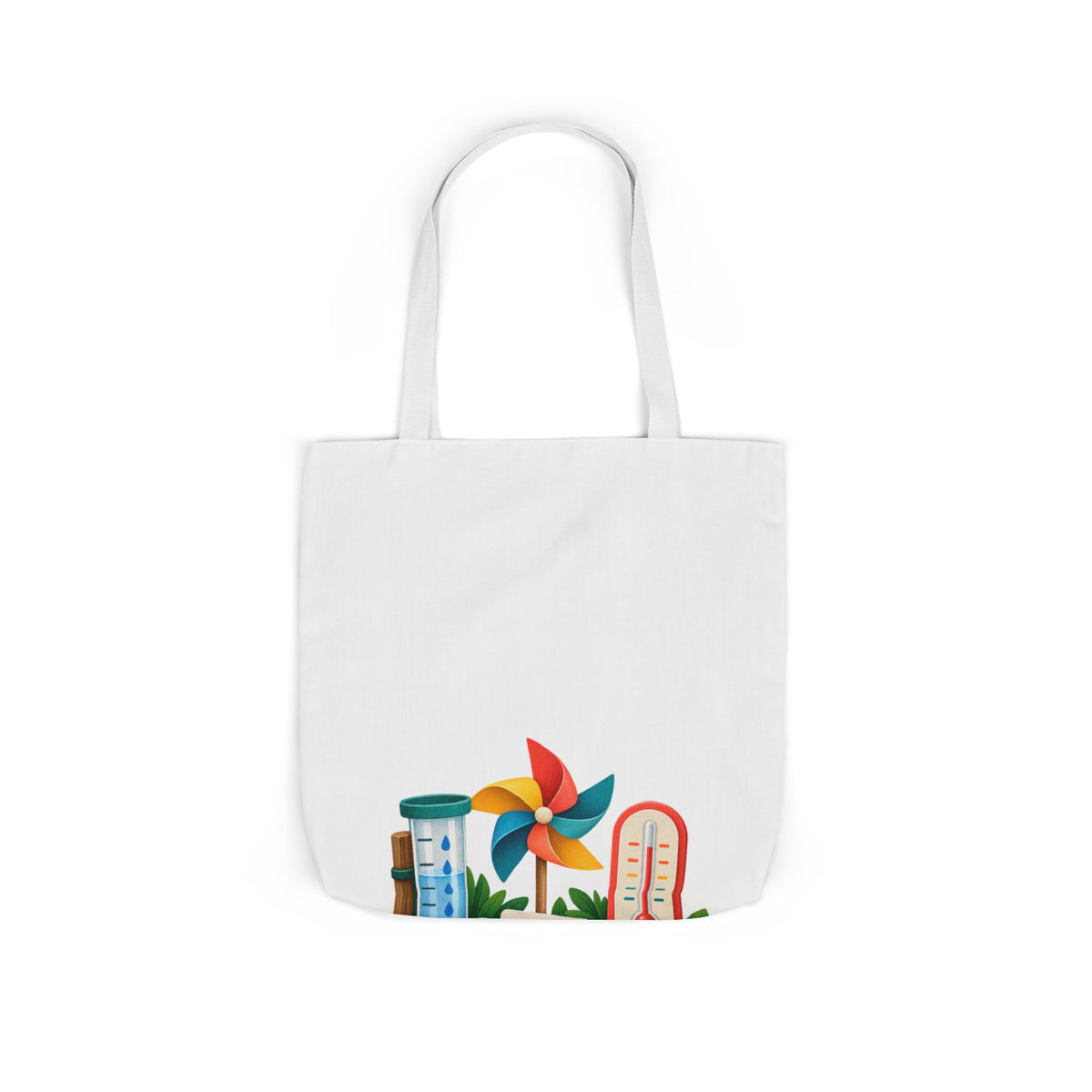 Colorful Backyard Weather Watching Kit Tote Bag