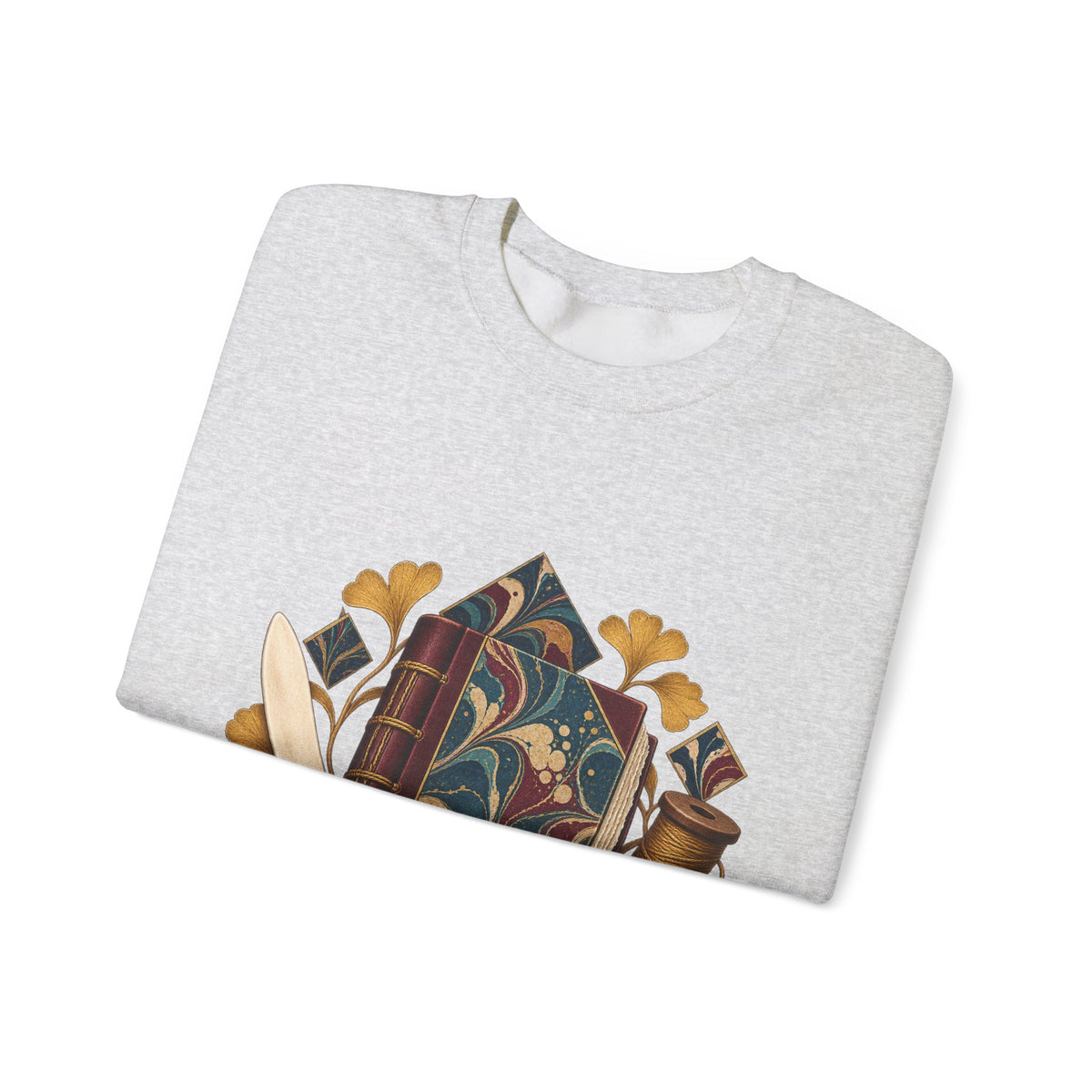 Traditional Marbled Bookbinding Workshop Sweatshirt