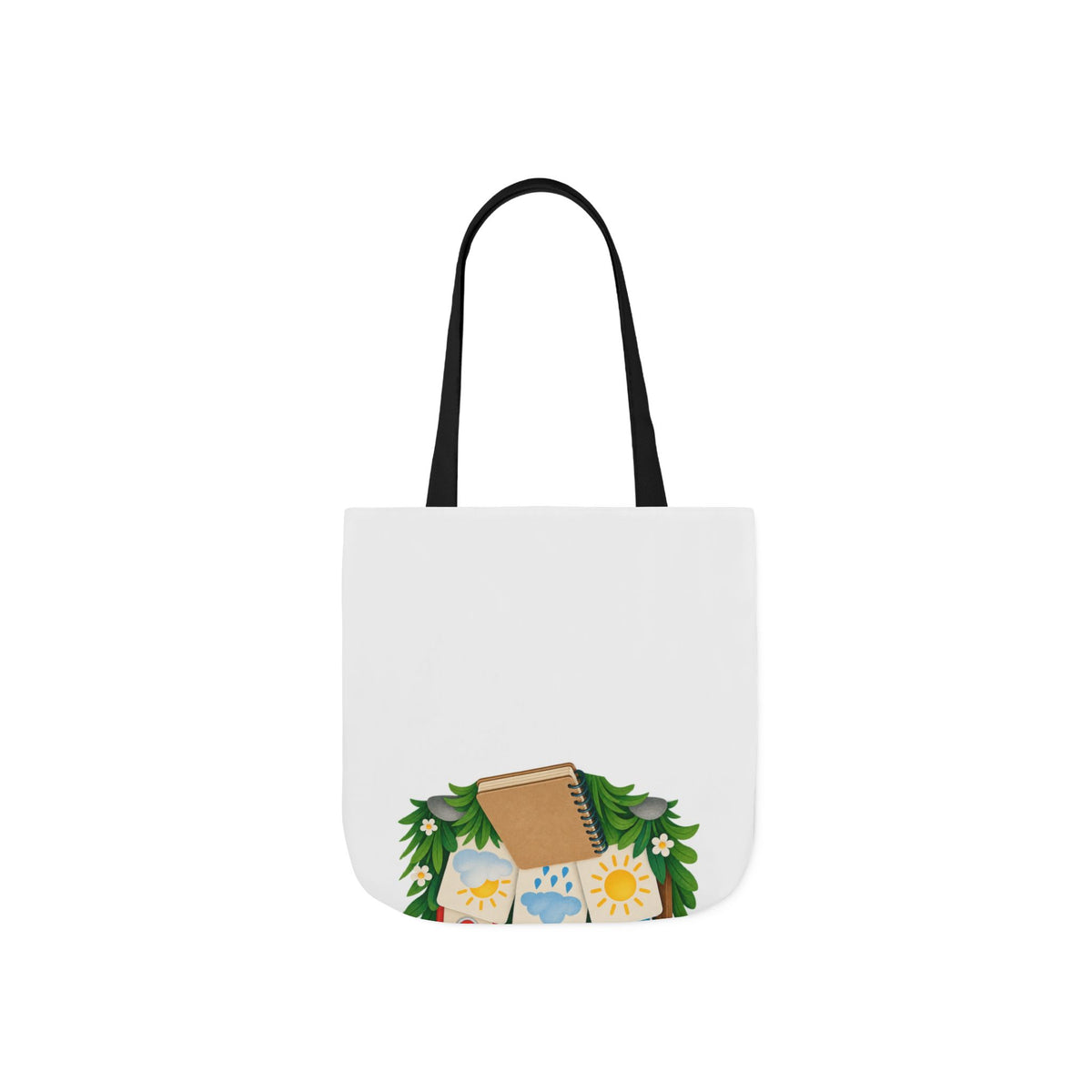 Colorful Backyard Weather Watching Kit Tote Bag