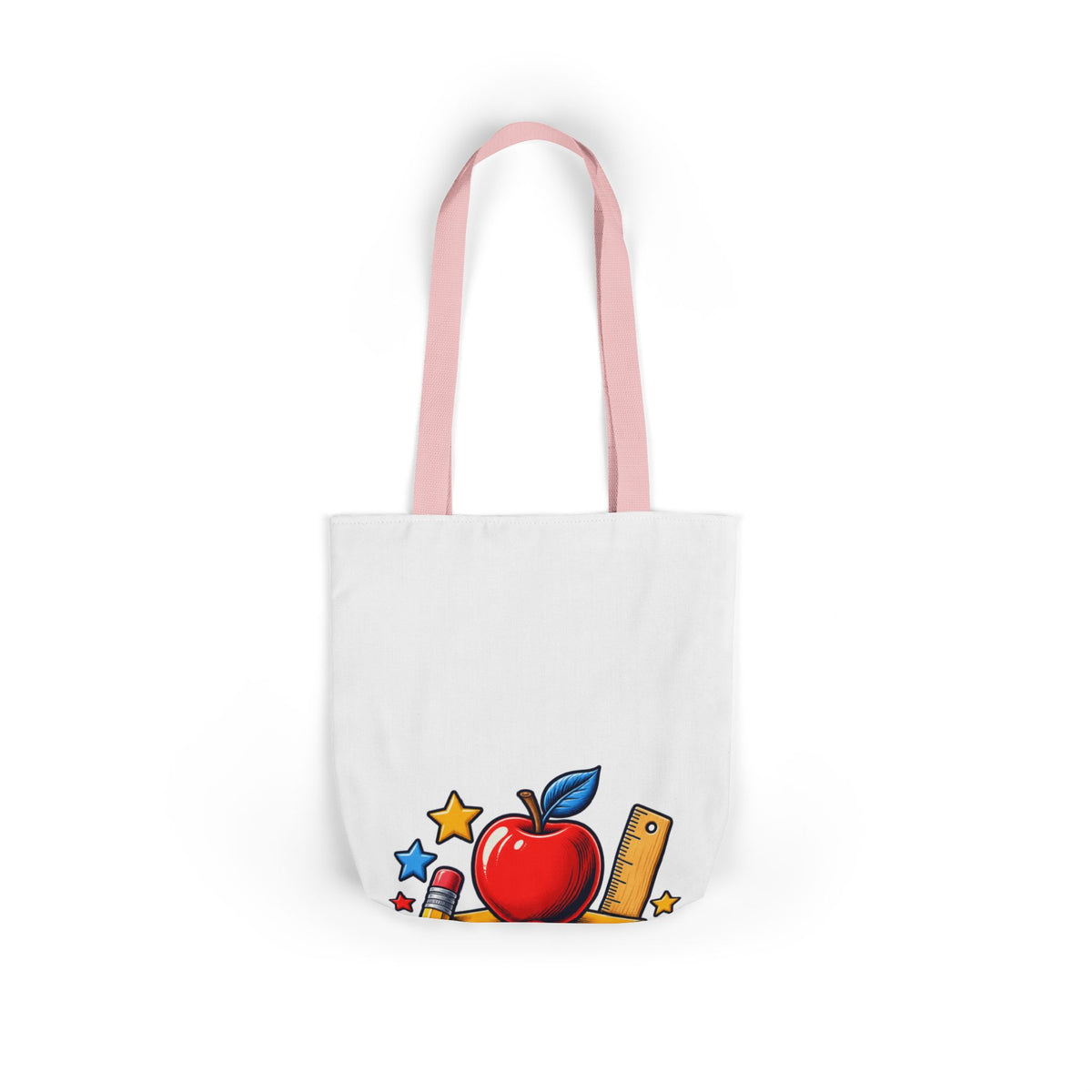 Retro School Books Apple Teacher Appreciation Tote Bag