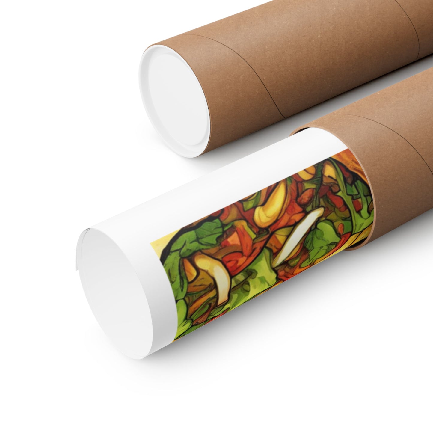 Taco Party Pattern Foodie Gift Art Poster
