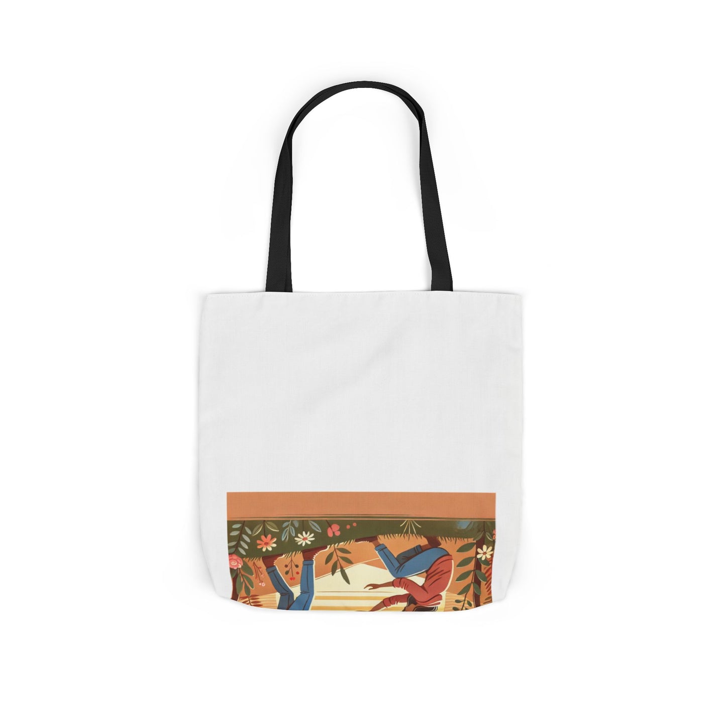 Helping Hands Sunset Garden Canvas Tote Bag