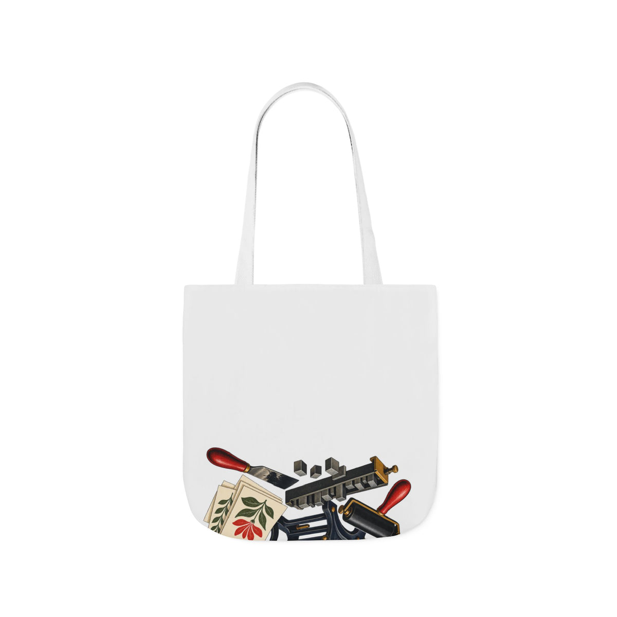 Botanical Letterpress Printshop Tote Bag