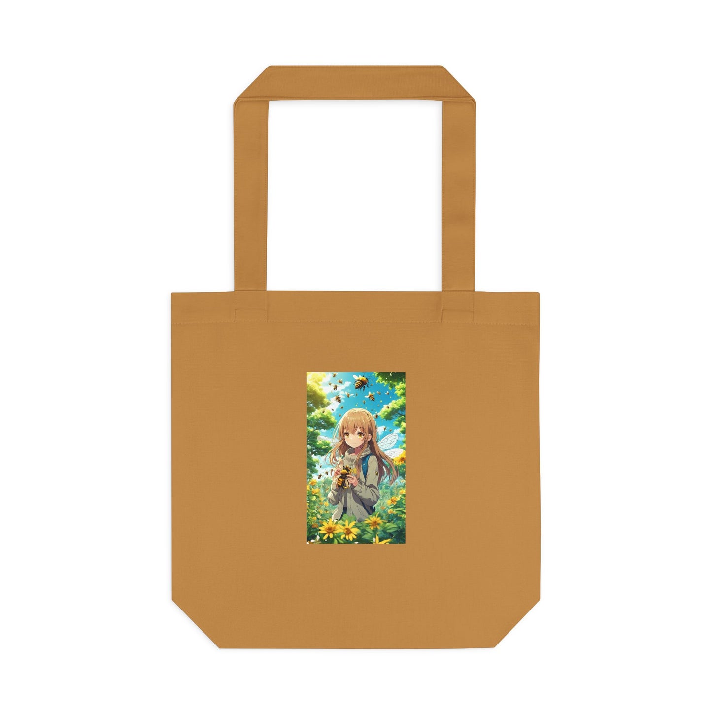 Bee Fairy Garden Anime Nature Art Tote Bag