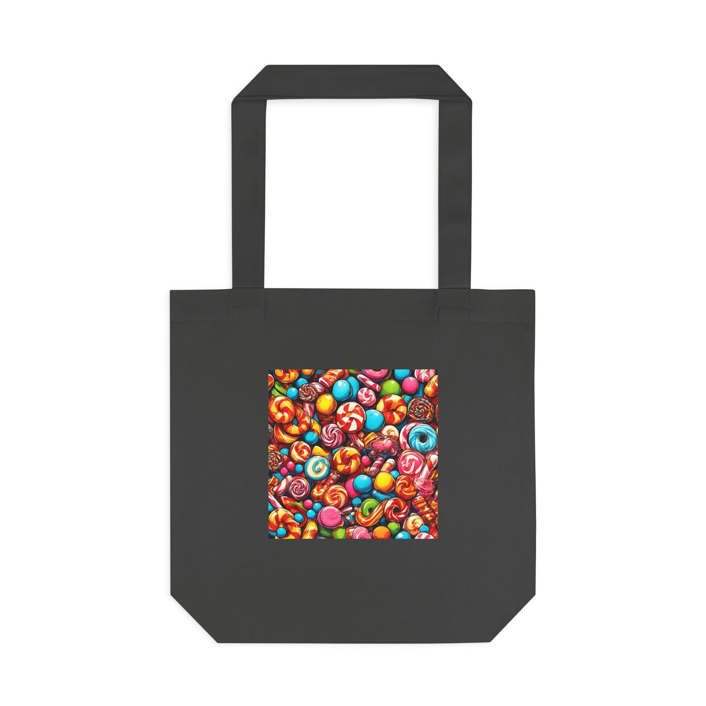 Colorful Candy and Lollipop Pattern Tote Bag