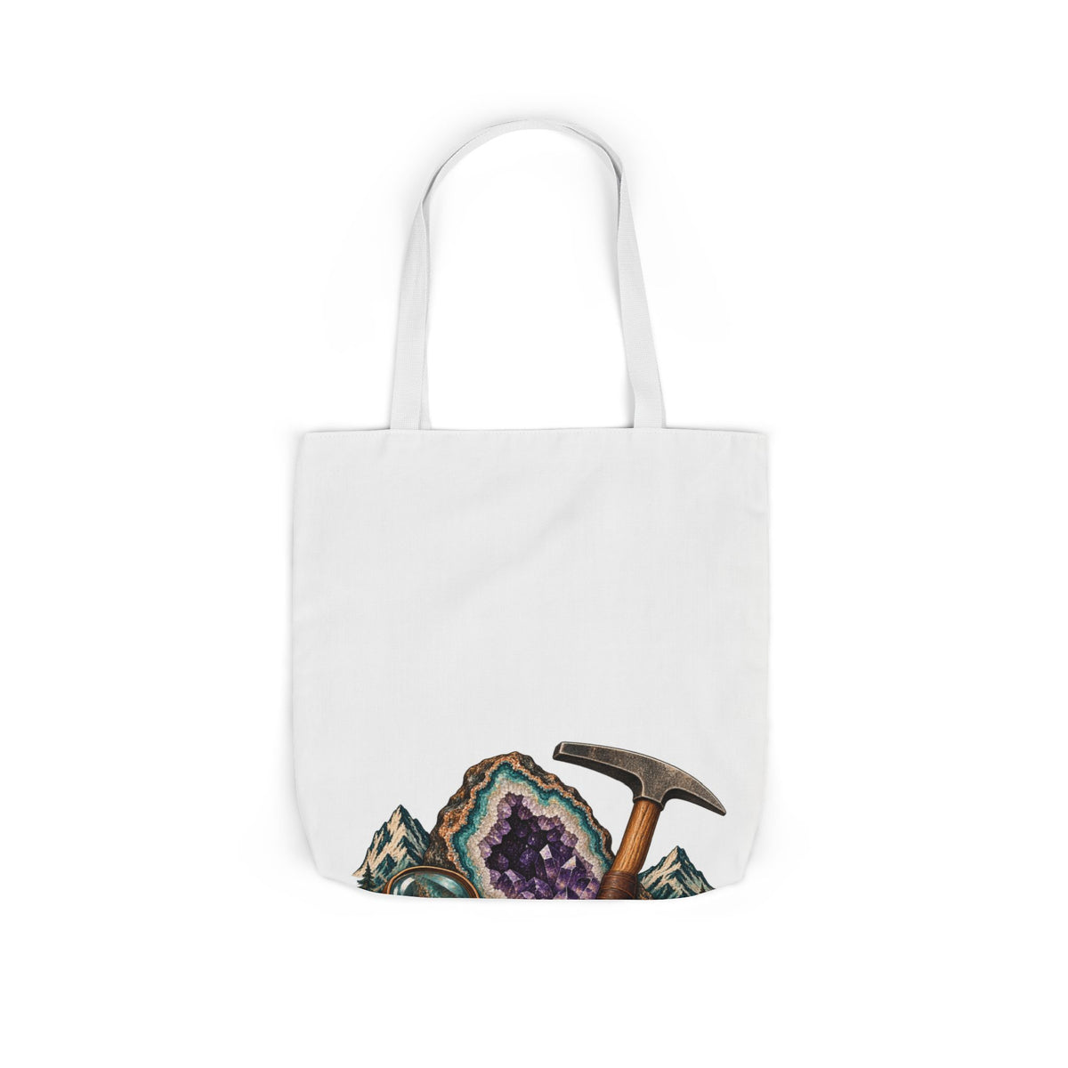 Vintage Geode and Rockhounding Field Kit Tote Bag
