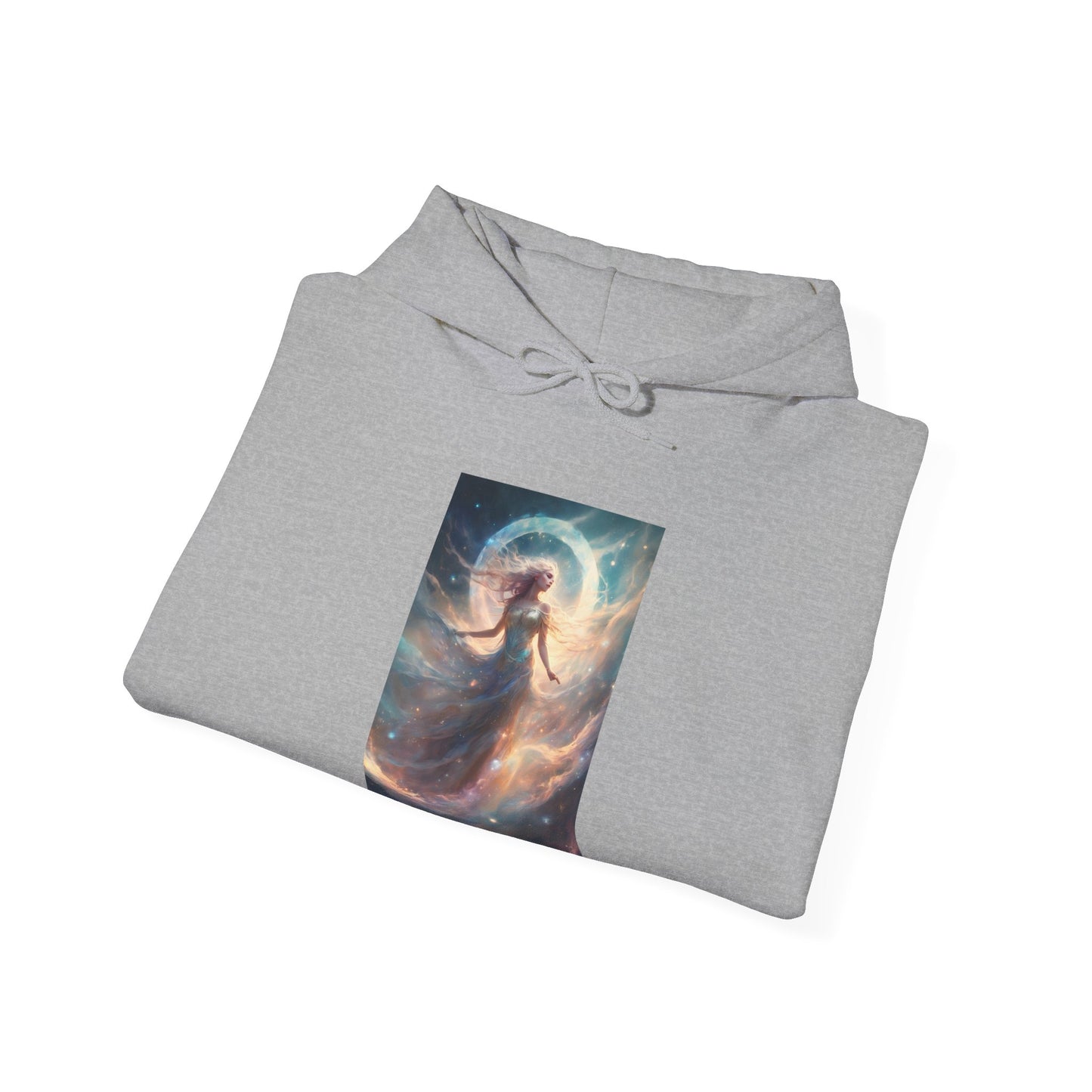 Moonlit Celestial Dancer Fantasy Portrait Hoodie