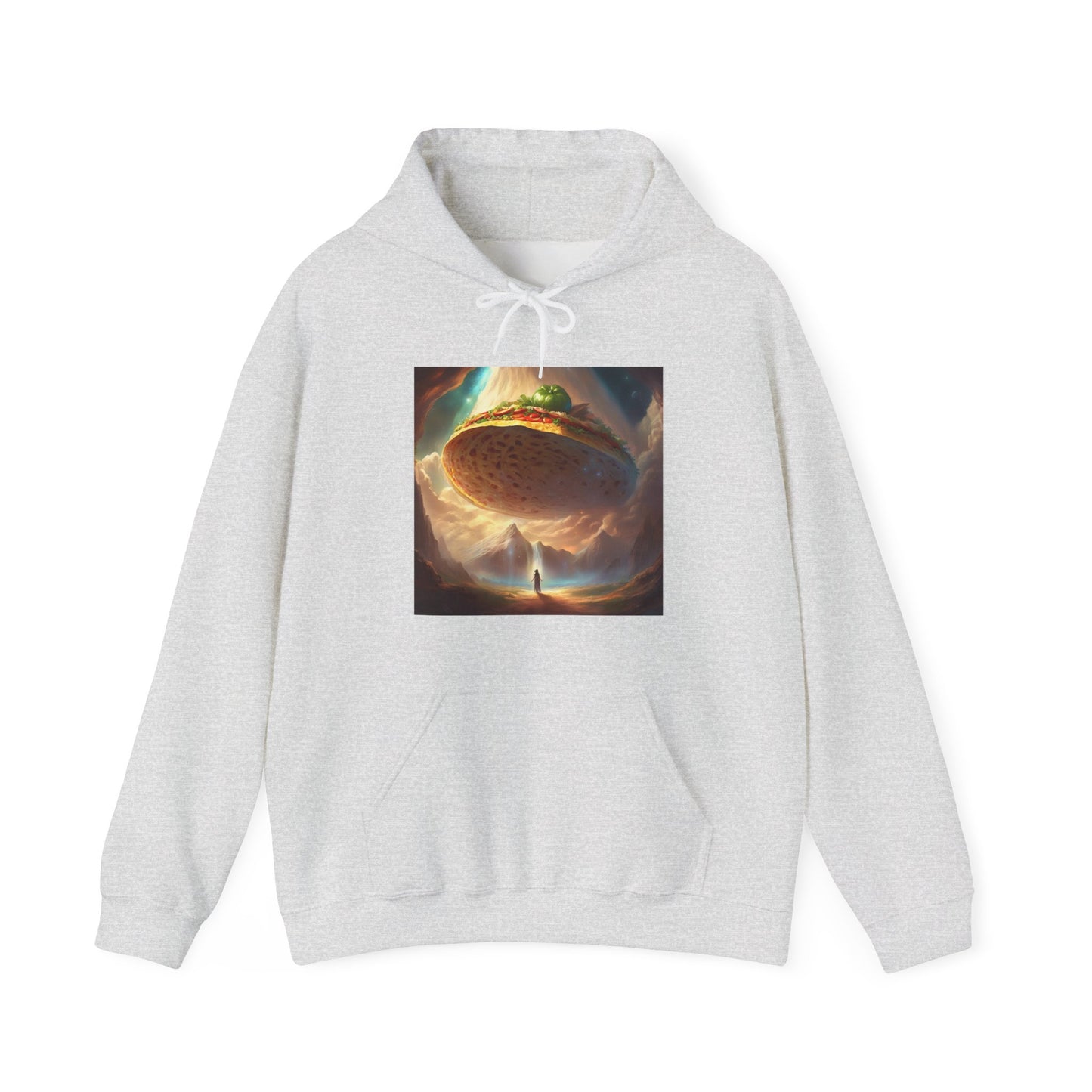 Cosmic Taco UFO Surreal Food Fantasy Art Hoodie