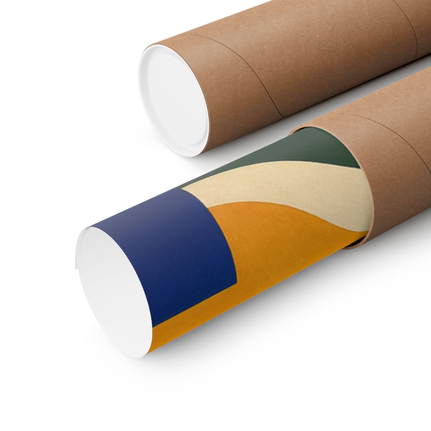 Bold Geometric Balance Abstract Art Poster