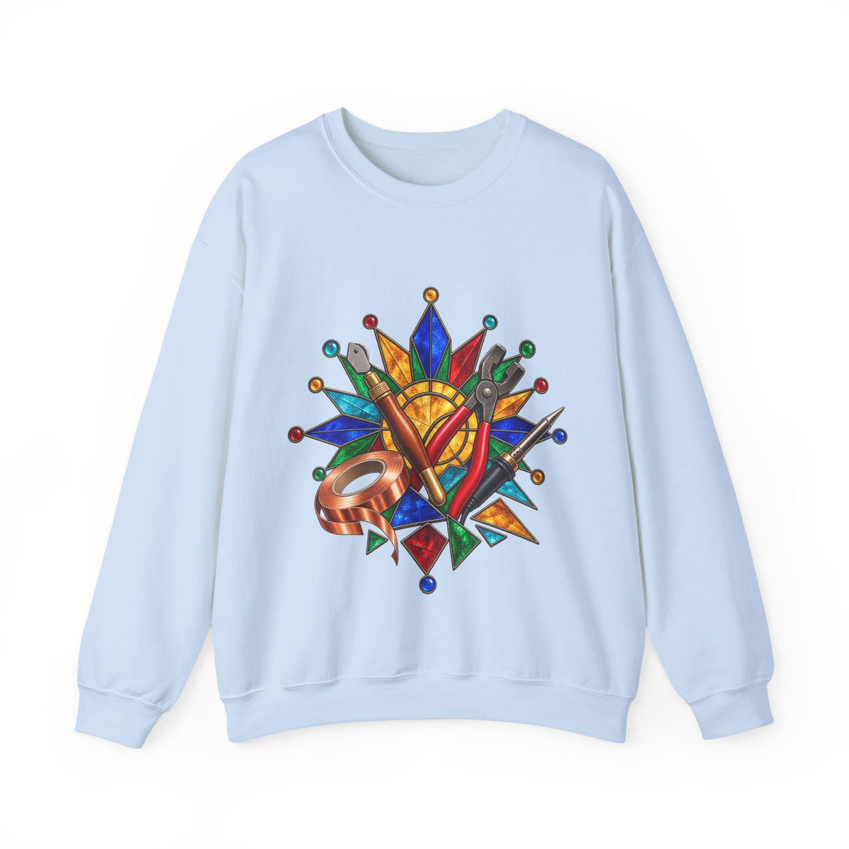 Stained Glass Workshop Tools Sweatshirt