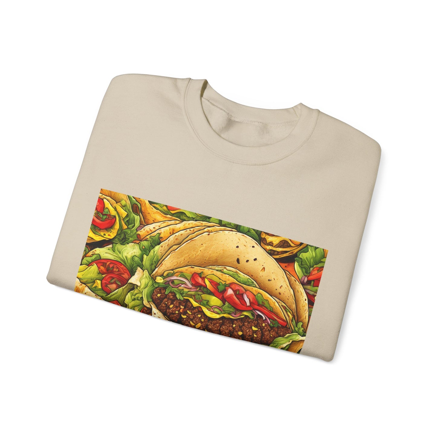 Stacked Taco Fiesta Foodie Gift Art Sweatshirt