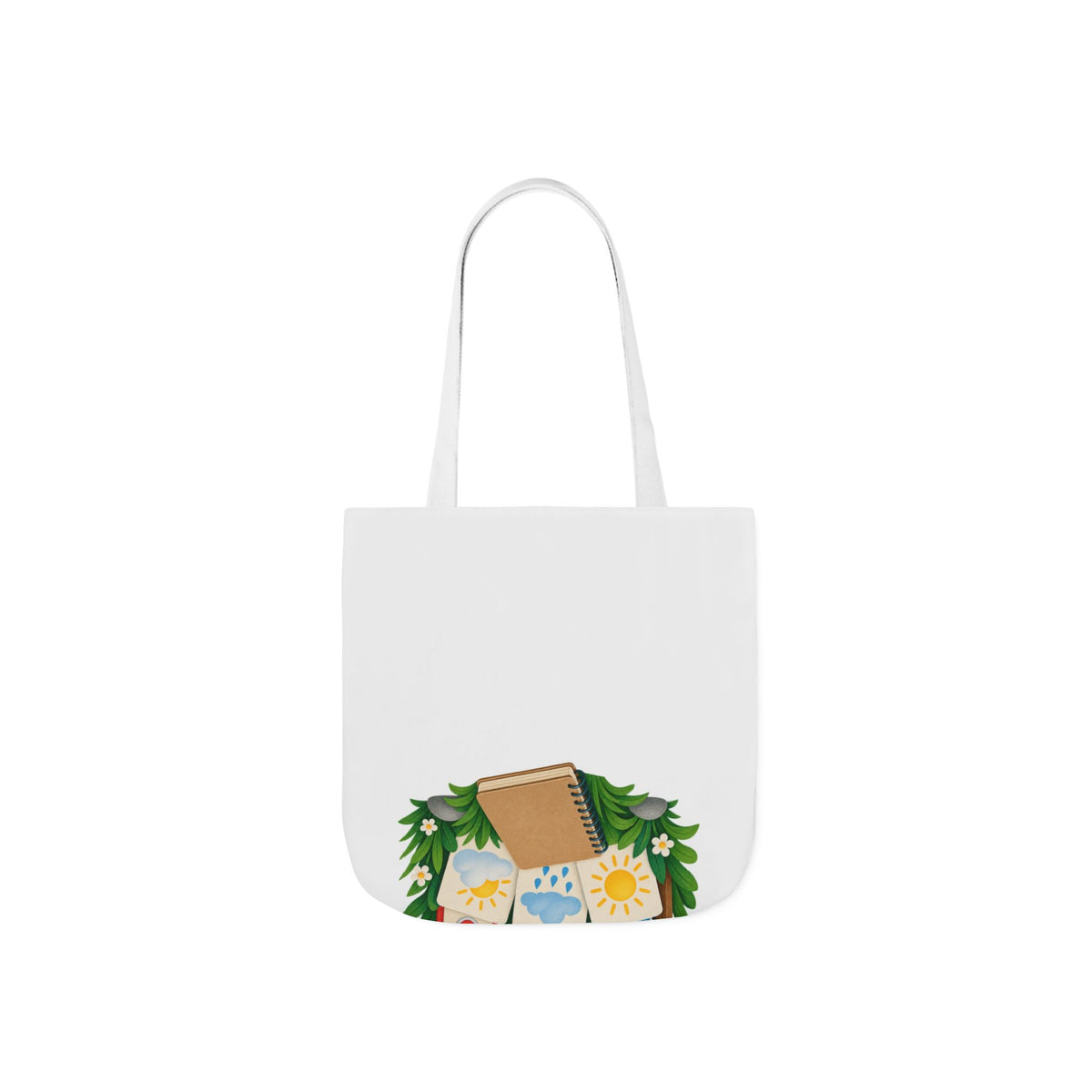 Colorful Backyard Weather Watching Kit Tote Bag