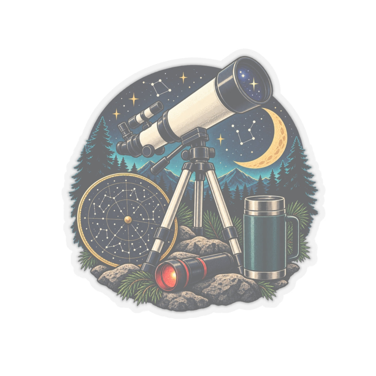 Backyard Stargazing Workshop Sticker