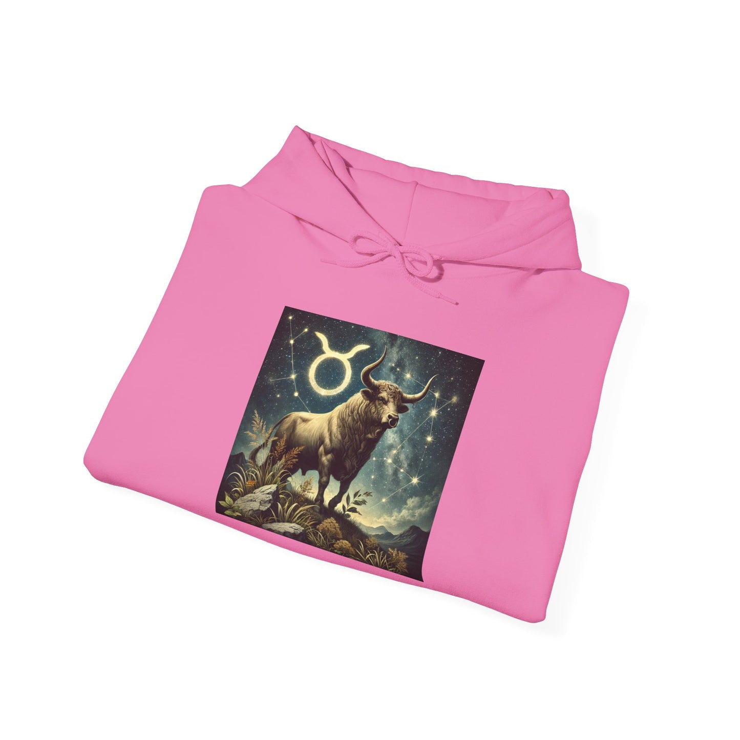 Taurus Zodiac Sign Unisex Hooded Sweatshirt - Cozy Heavy Blend™ Hoodie with Stylish Astrological Design - Great Gift Idea!