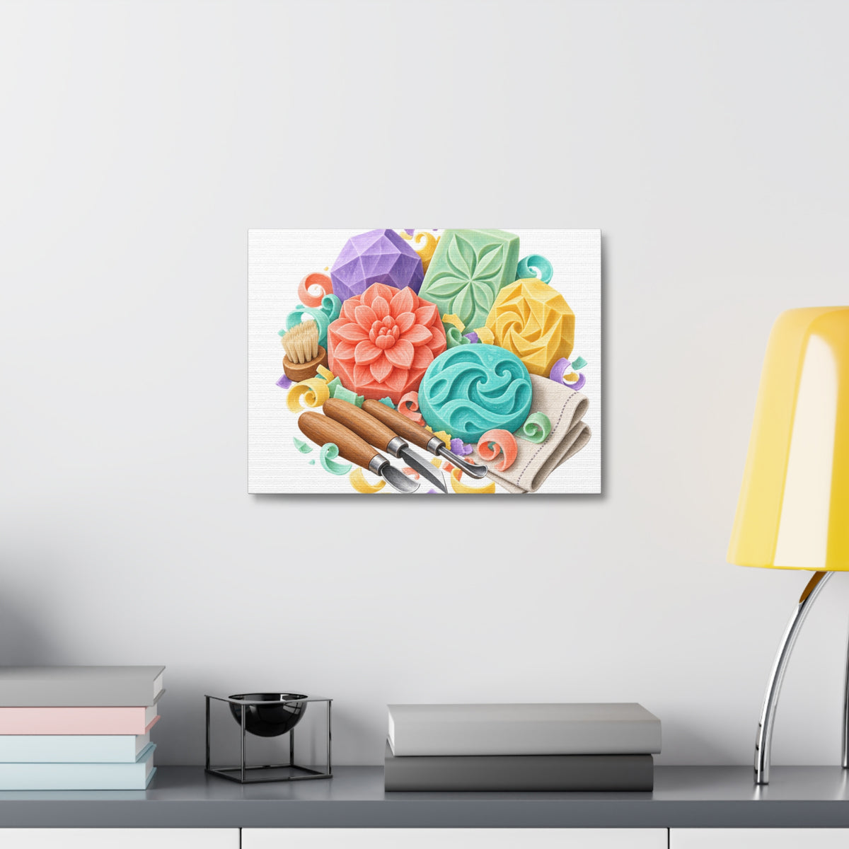 Colorful Soap Carving Workshop Canvas